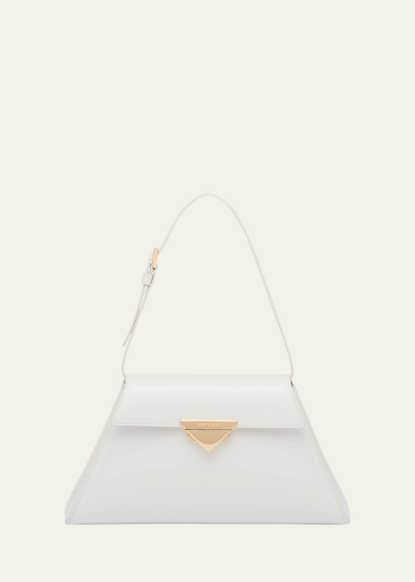 Prada Spazzolato Leather Shoulder Bag Image 1 of 3