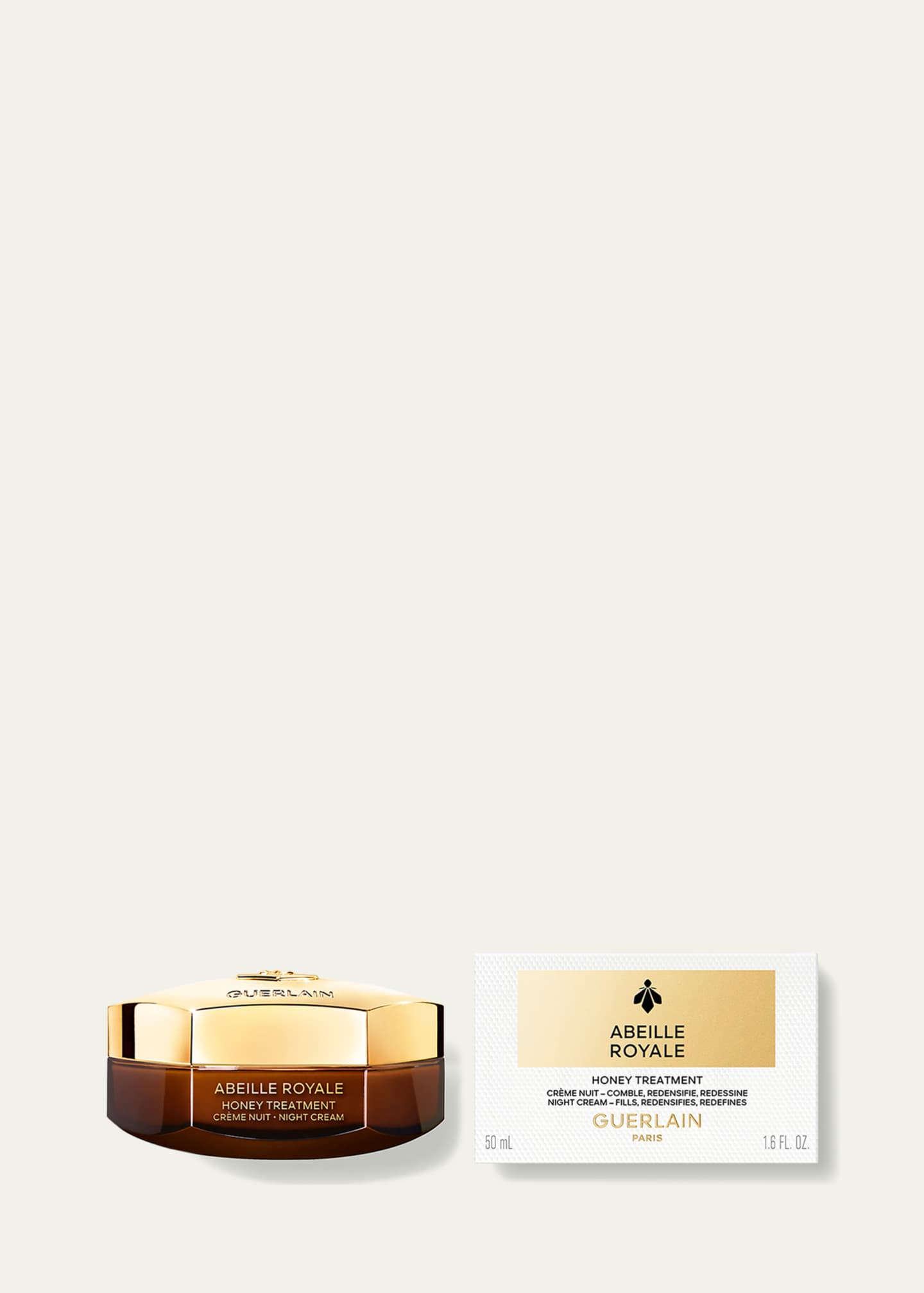 Guerlain Abeille Royale Honey Treatment Night Cream with Hyaluronic Acid, 1.7 oz. Image 2 of 5