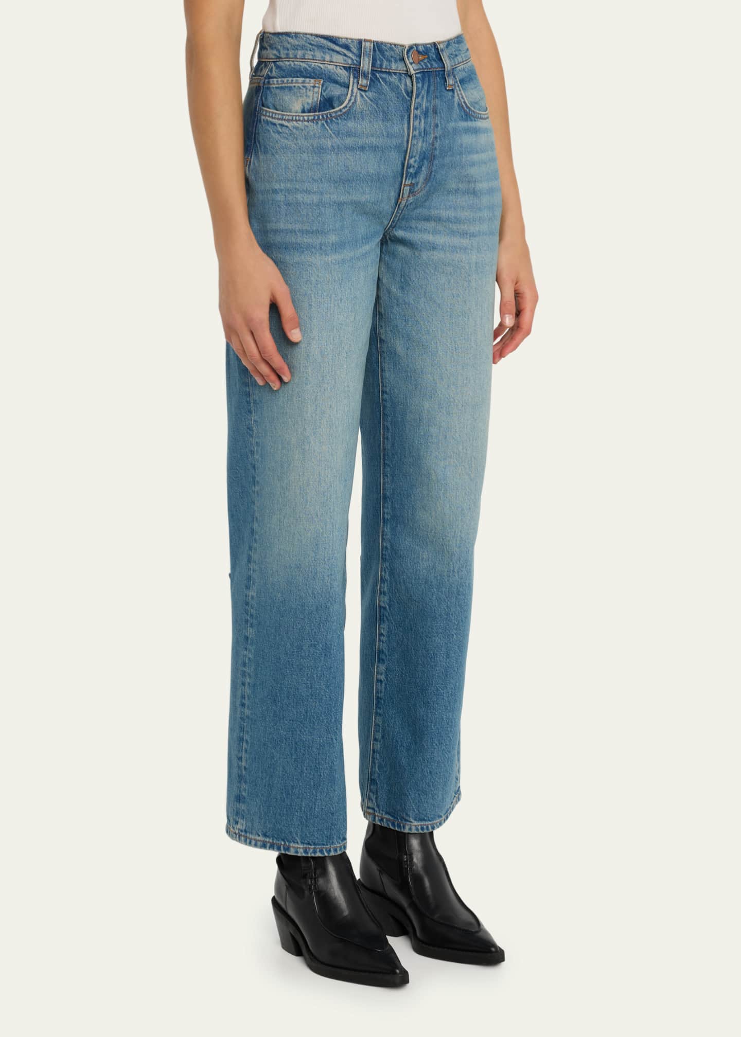 Triarchy Ms. Mackie High Rise Baggy Gradient Pocket Jeans - Bergdorf ...