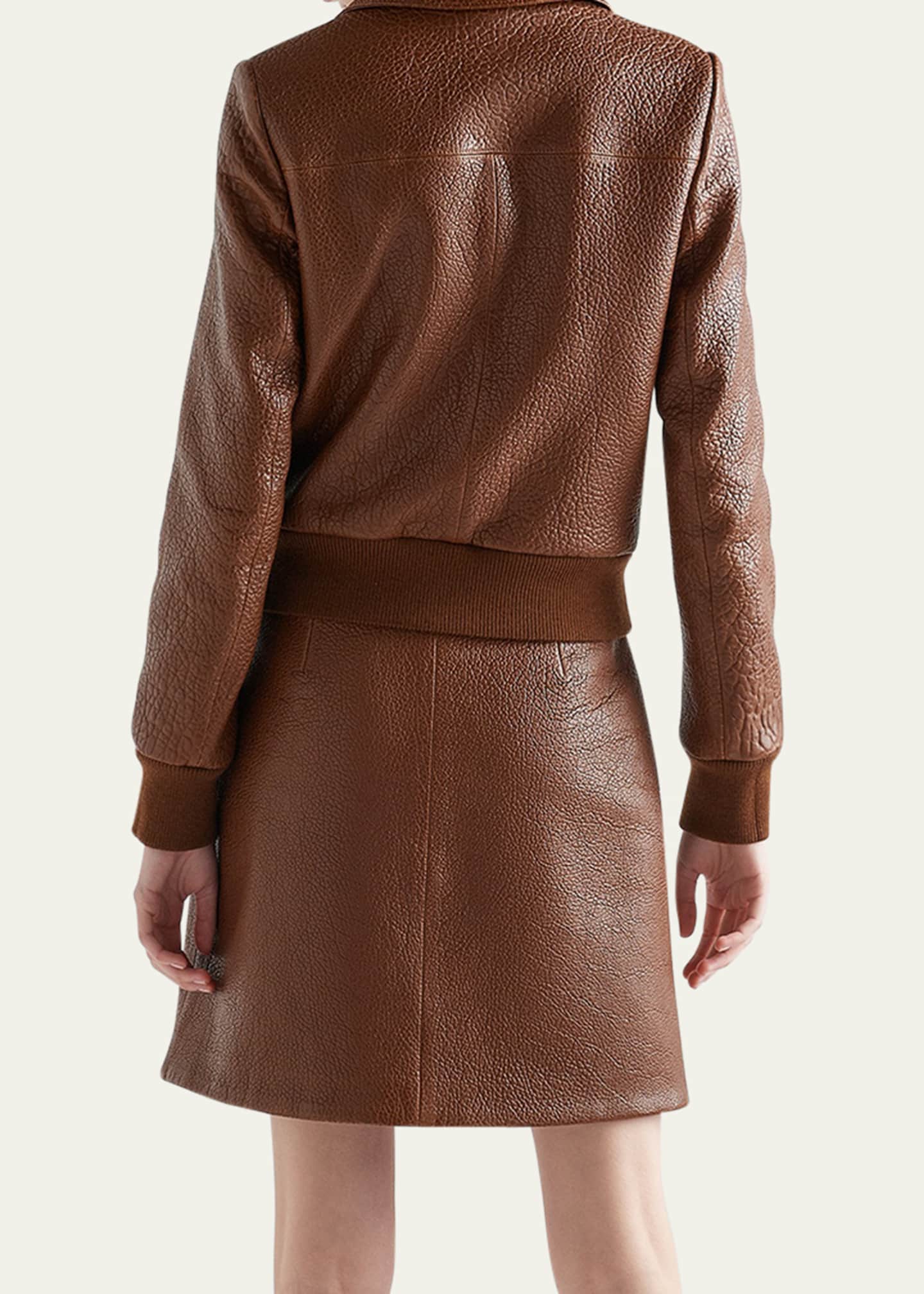 Prada leather coat online