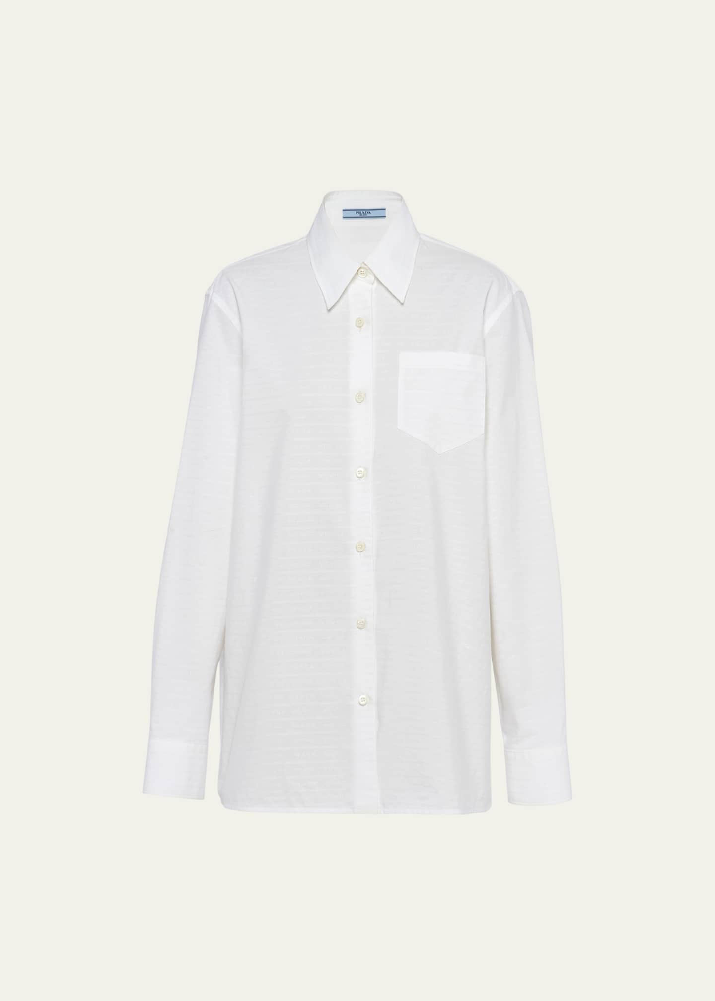Prada button down shirt store