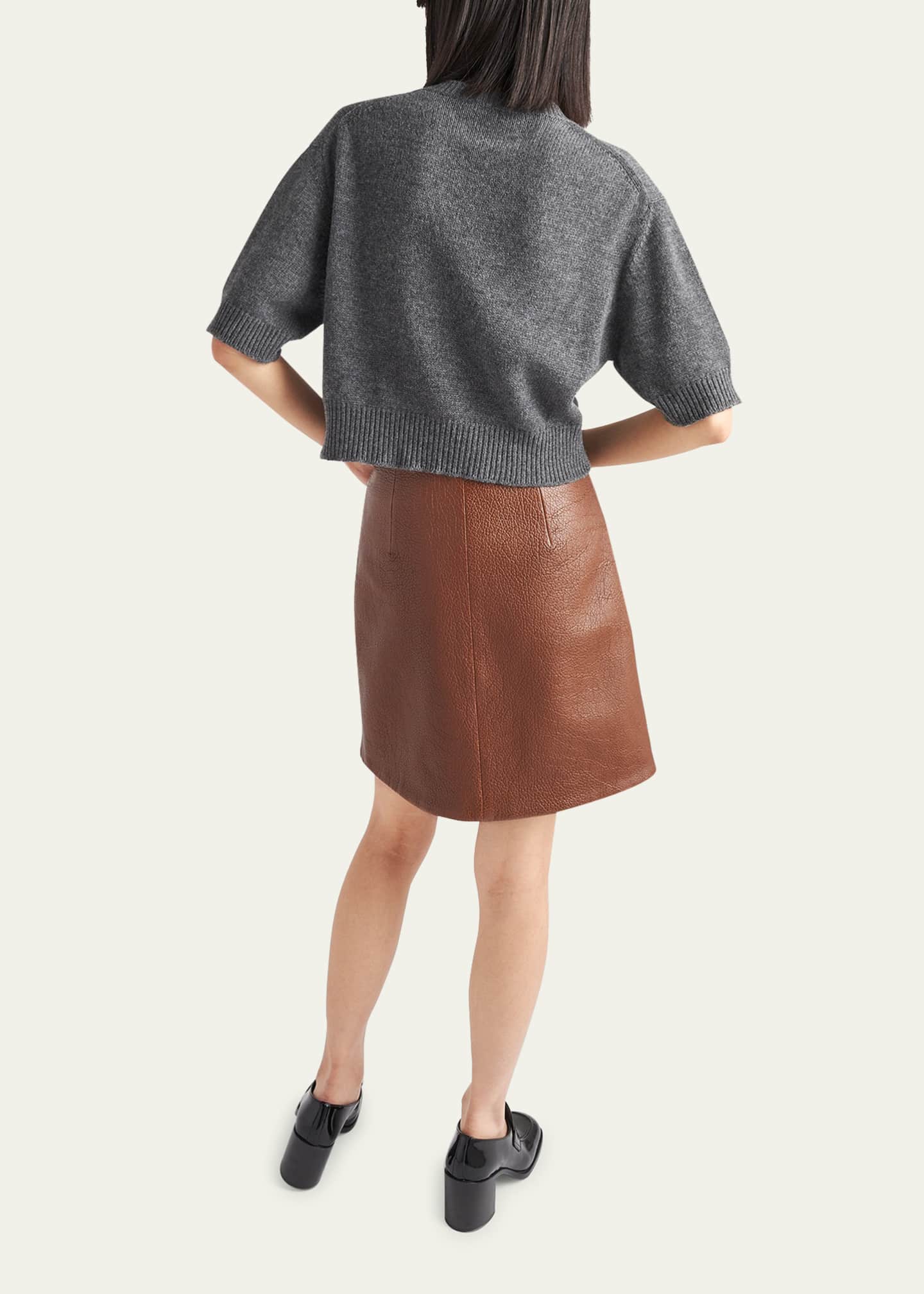 Prada Logo Cashmere Wool Shirt - Bergdorf Goodman