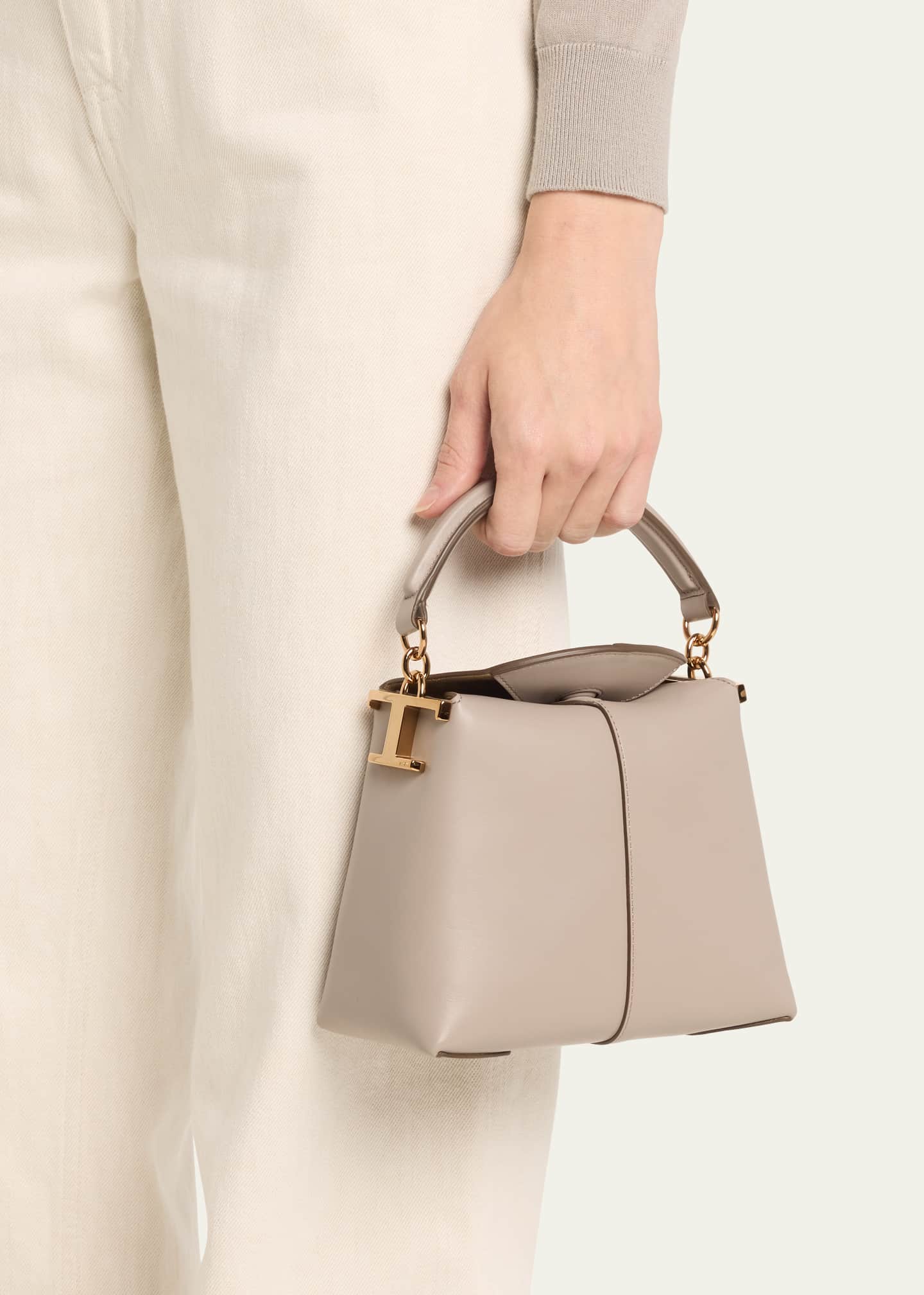Tod's Micro Leather T Case Tote Bag - Bergdorf Goodman