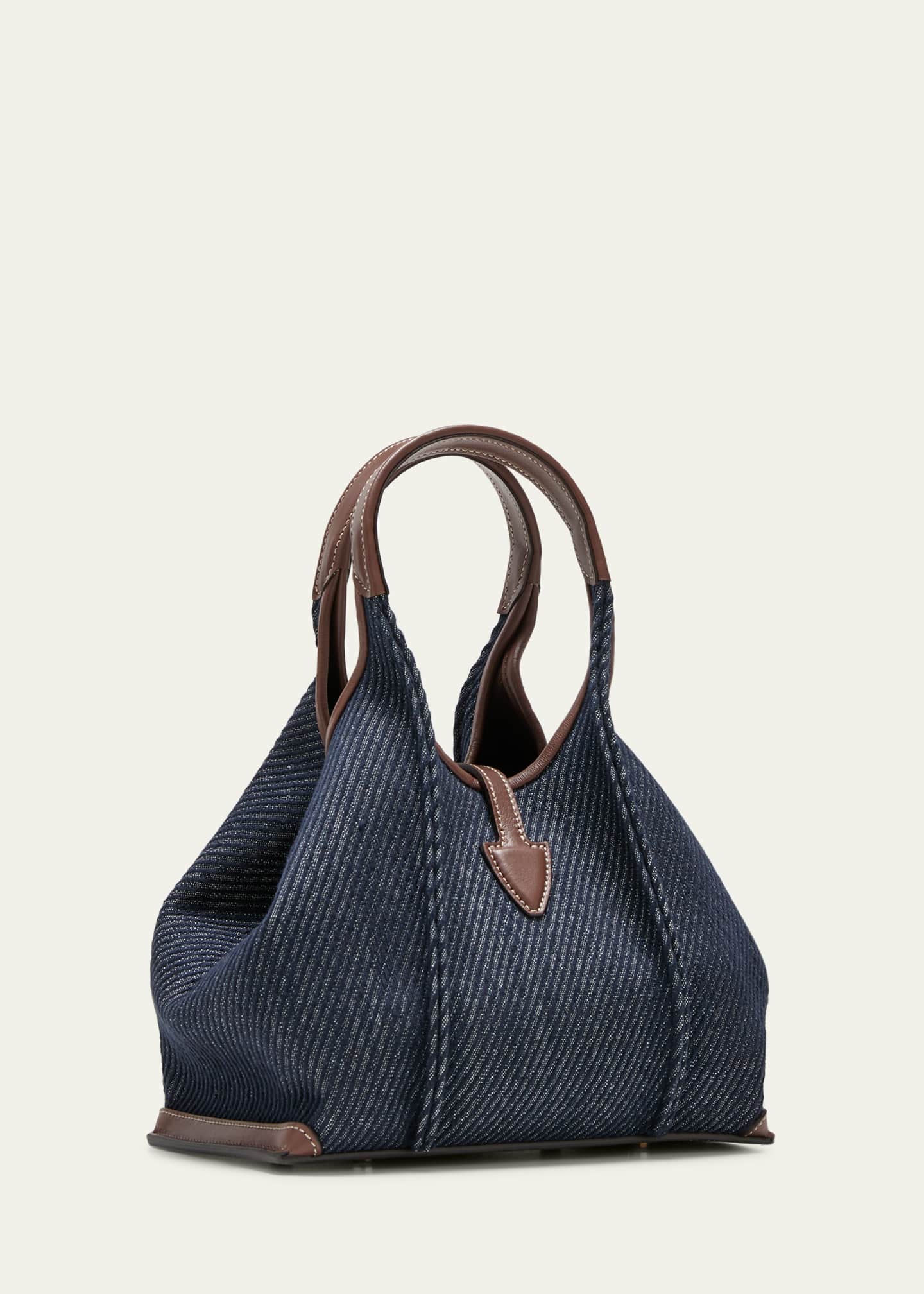 Tod's Mini Denim Shoulder Bag - Bergdorf Goodman