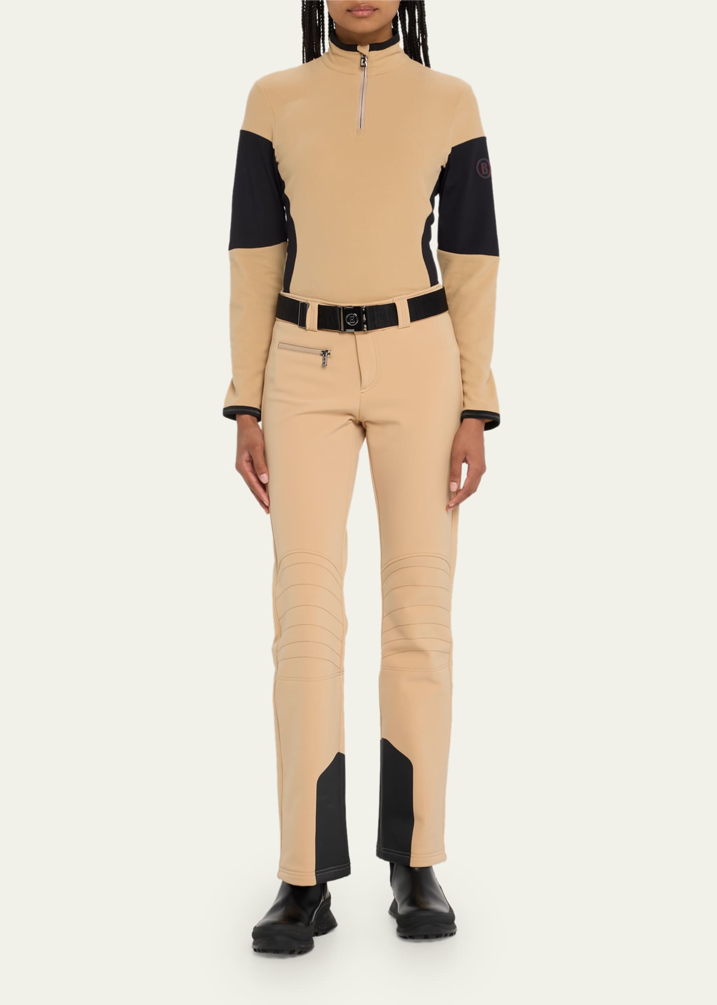 Bogner Madei Softshell Belted Ski Pants - Bergdorf Goodman