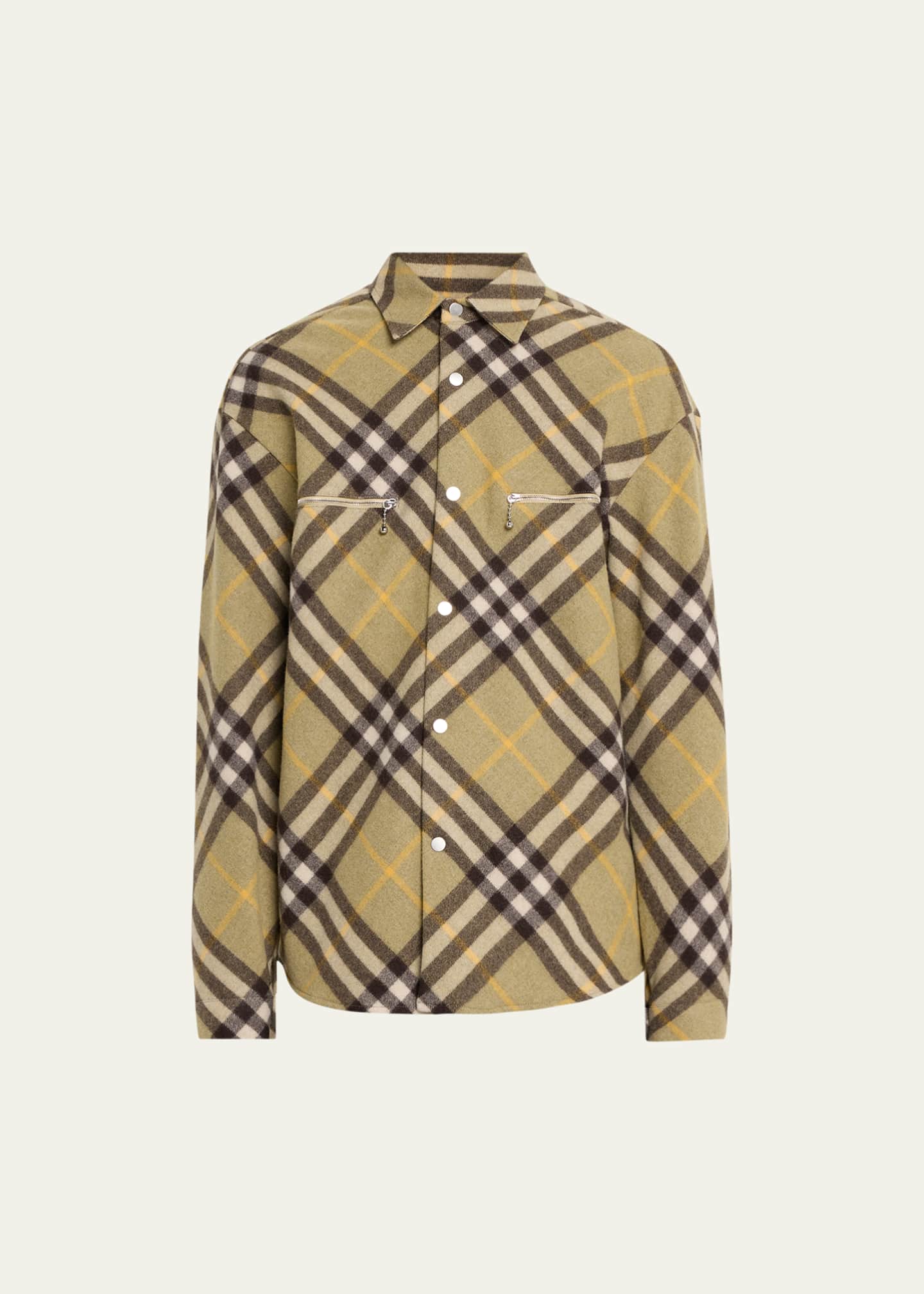 Burberry best sale over shirt