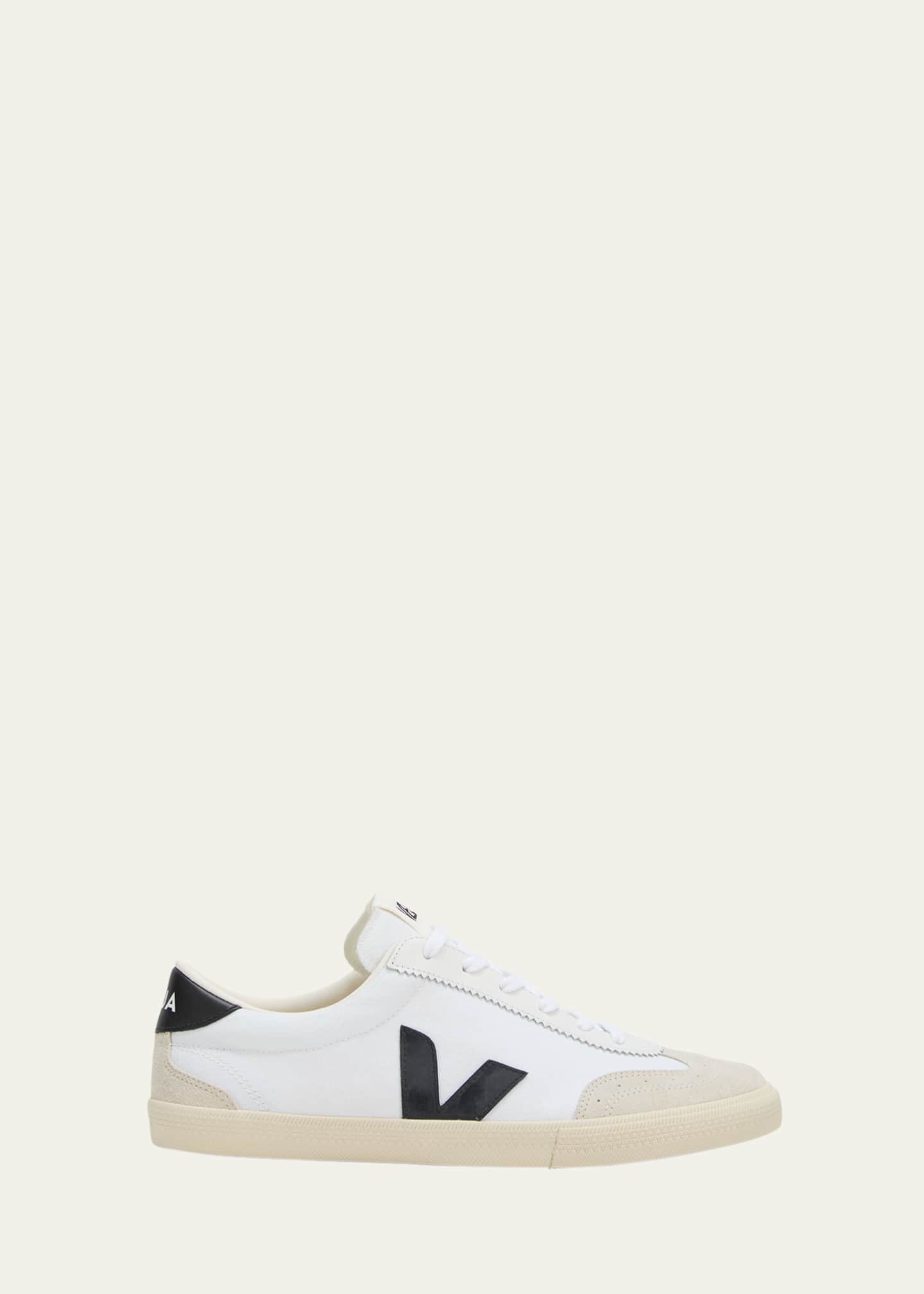 Veja White Canvas Volley Sneakers