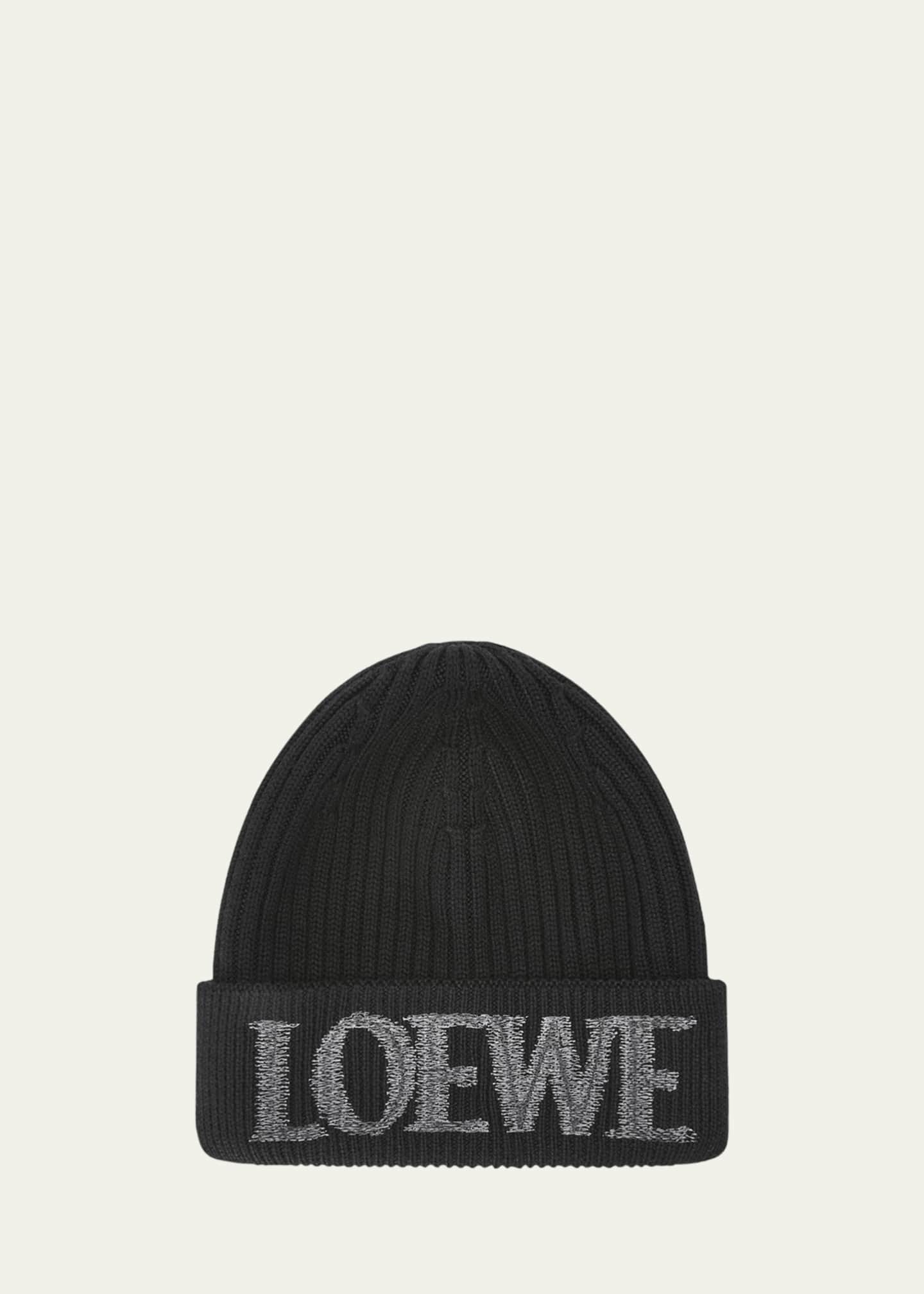 Loewe Blurred Logo Wool Beanie Image 1 of 2