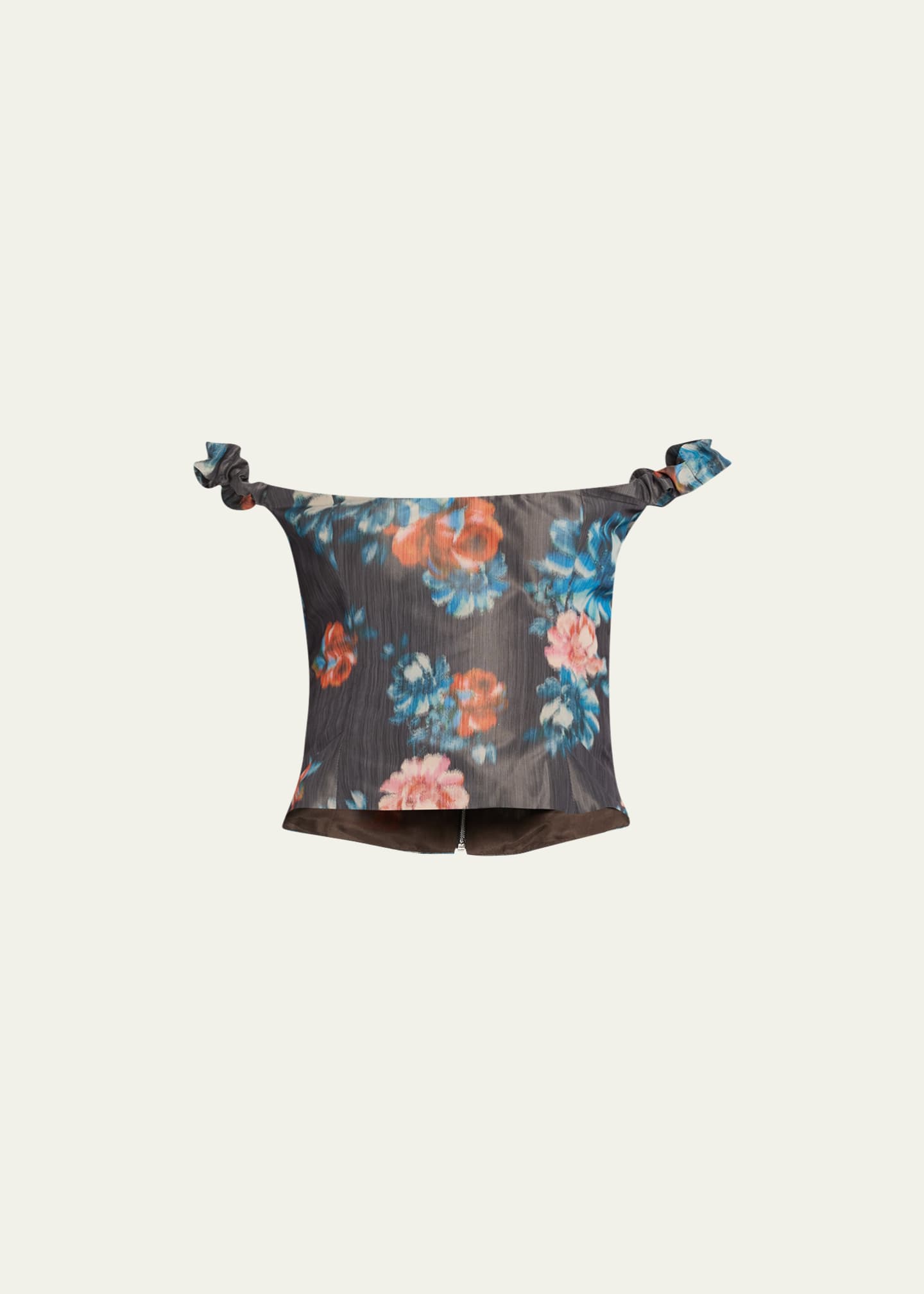 Markarian Floral Ikat OffShoulder Corset Top Bergdorf Goodman