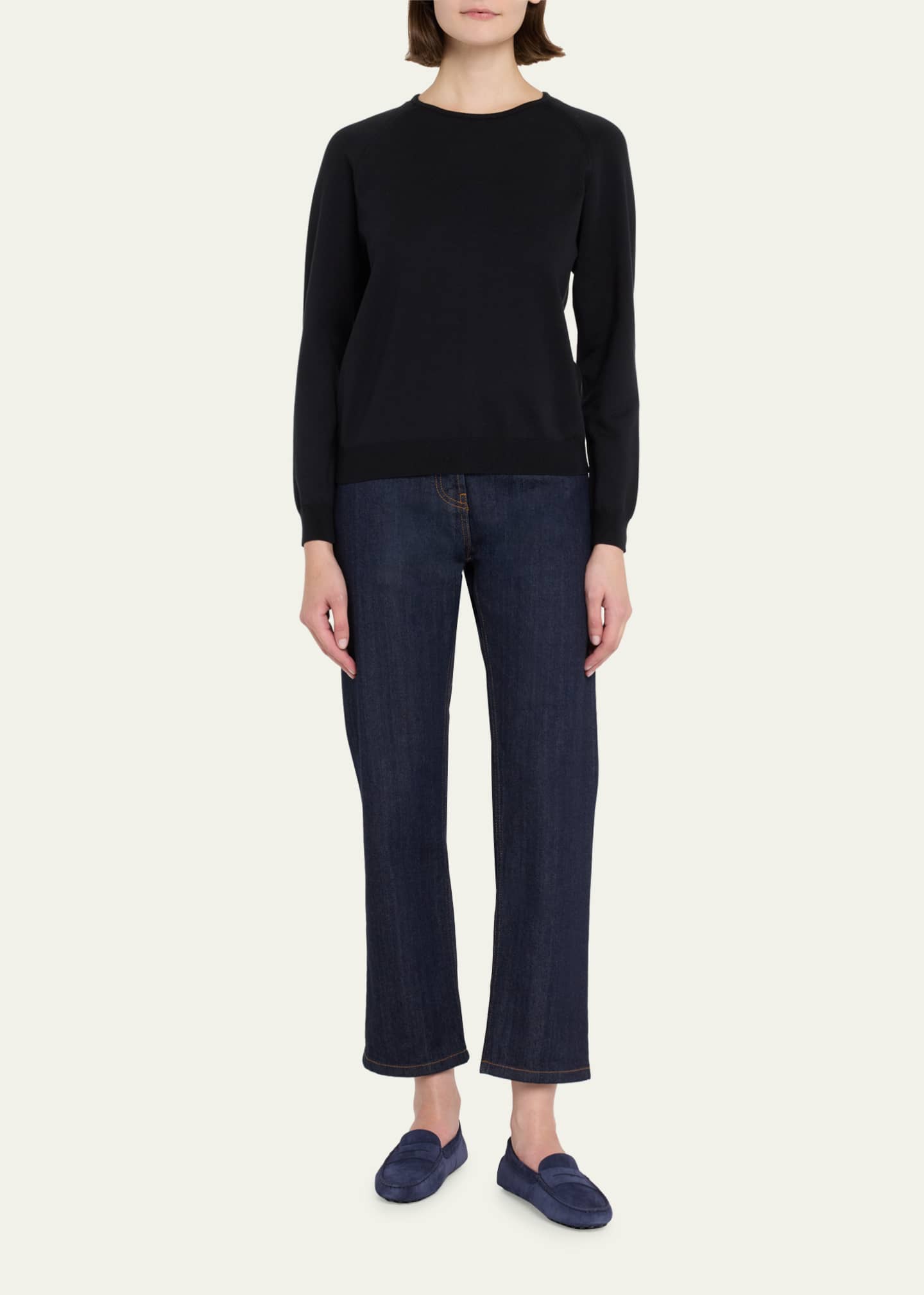 Tod's Gommini Suede Driver Penny Loafers Image 3 of 6
