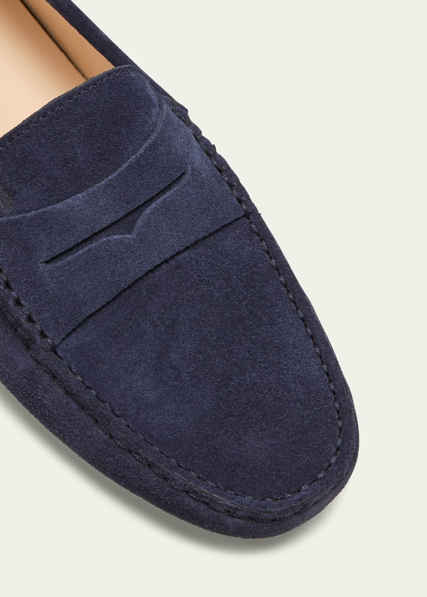 Tod's Gommini Suede Driver Penny Loafers Image 5 of 6