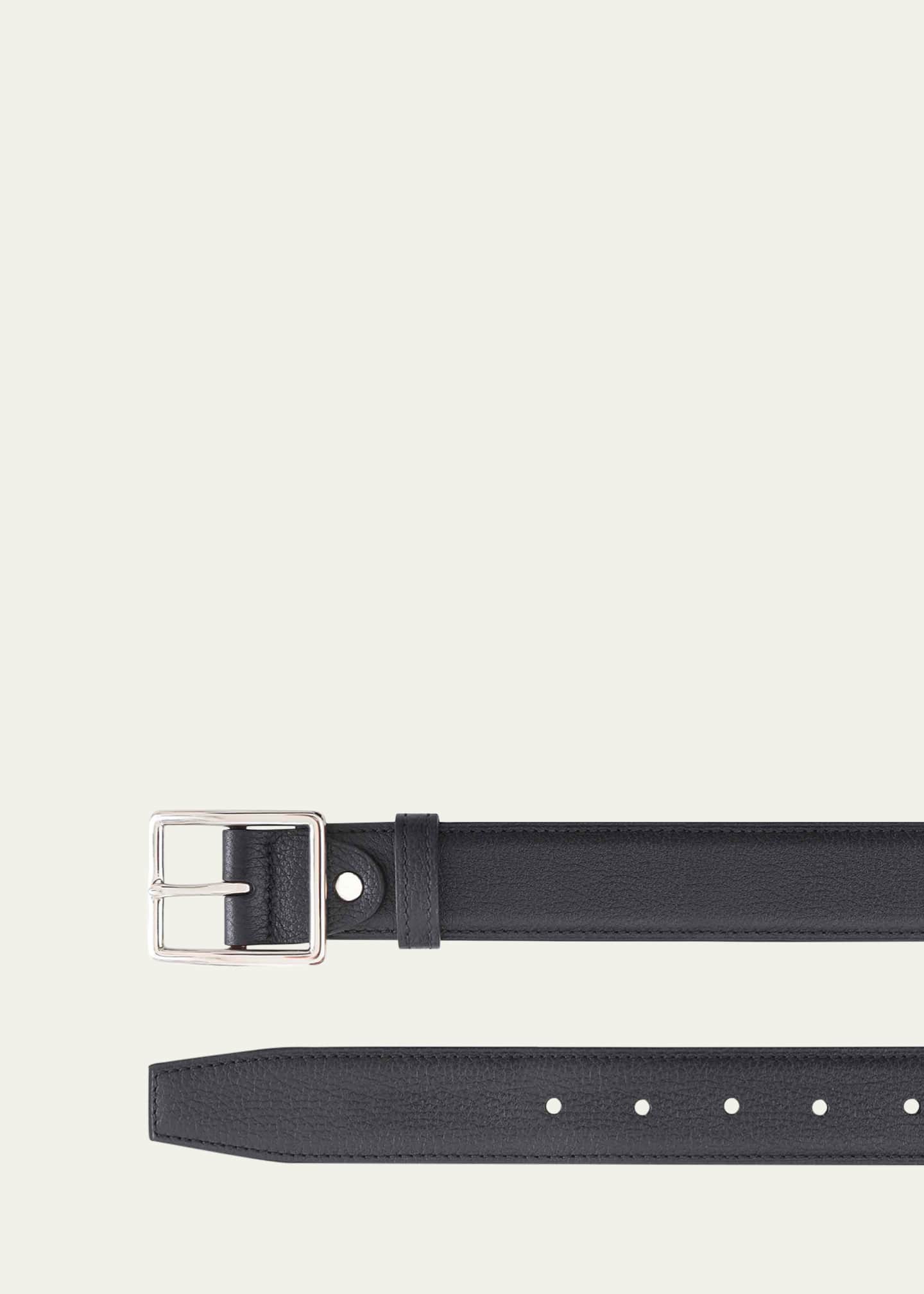 Vaincourt Paris Men's Les Impertinents Leather Belt Image 2 of 2