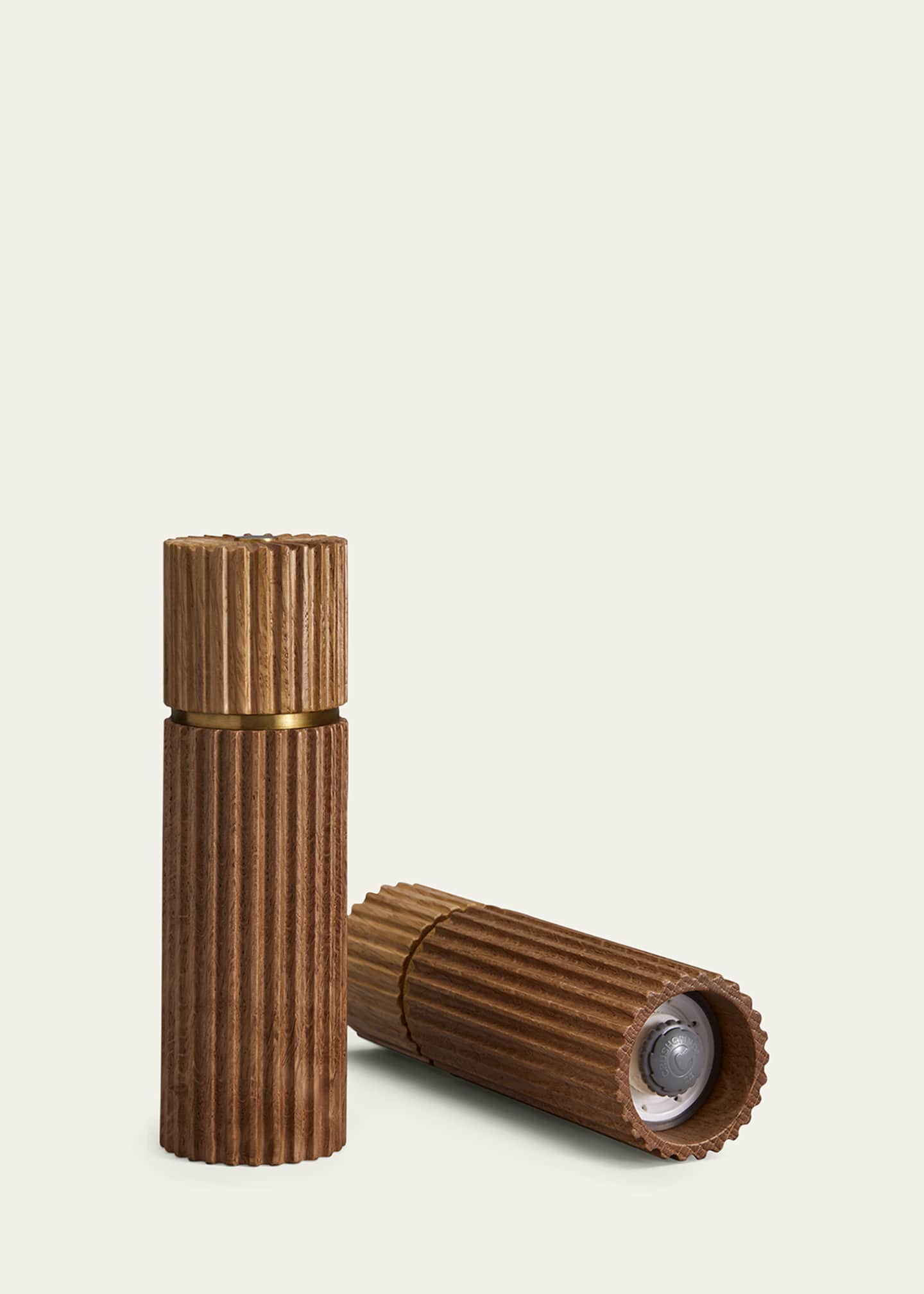L'Objet Ionic Salt & Pepper Mills, Blonde Oak Image 2 of 4
