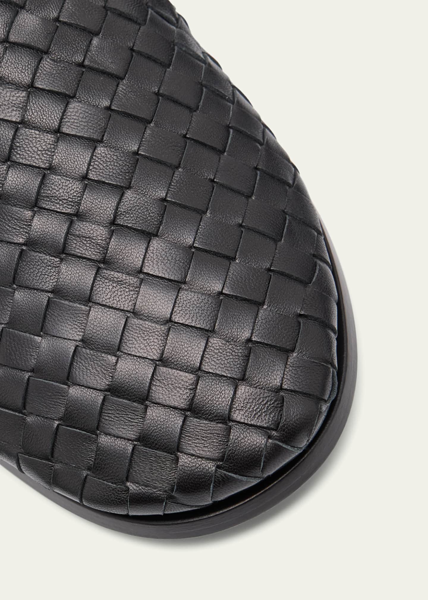 Bottega Veneta Intrecciato Woven Leather Mule Slippers Image 4 of 4