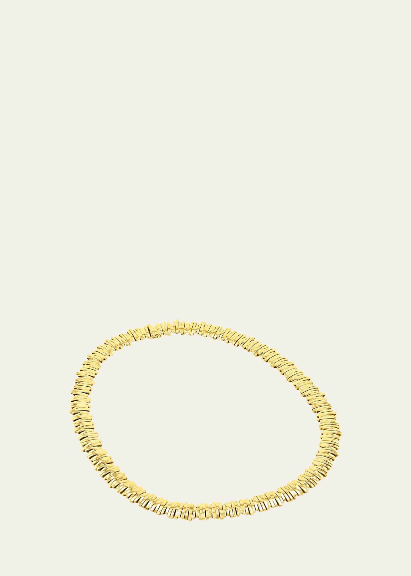 Suzanne Kalan Eternity Lines Solid 18K Yellow Gold Necklace, 17"L Image 1 of 3