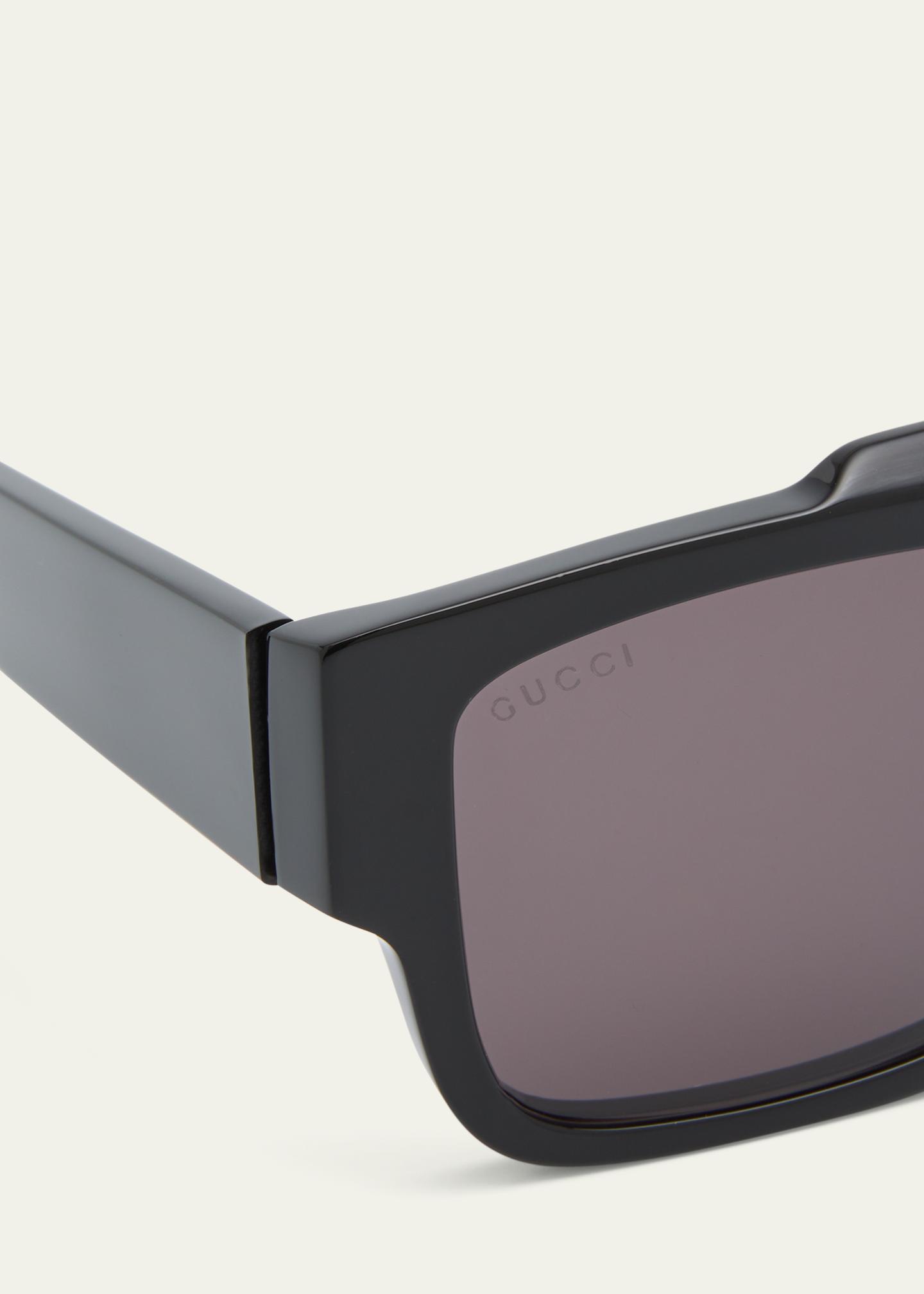 Gucci Men's GG1460Sm Acetate Rectangle Sunglasses - Bergdorf Goodman