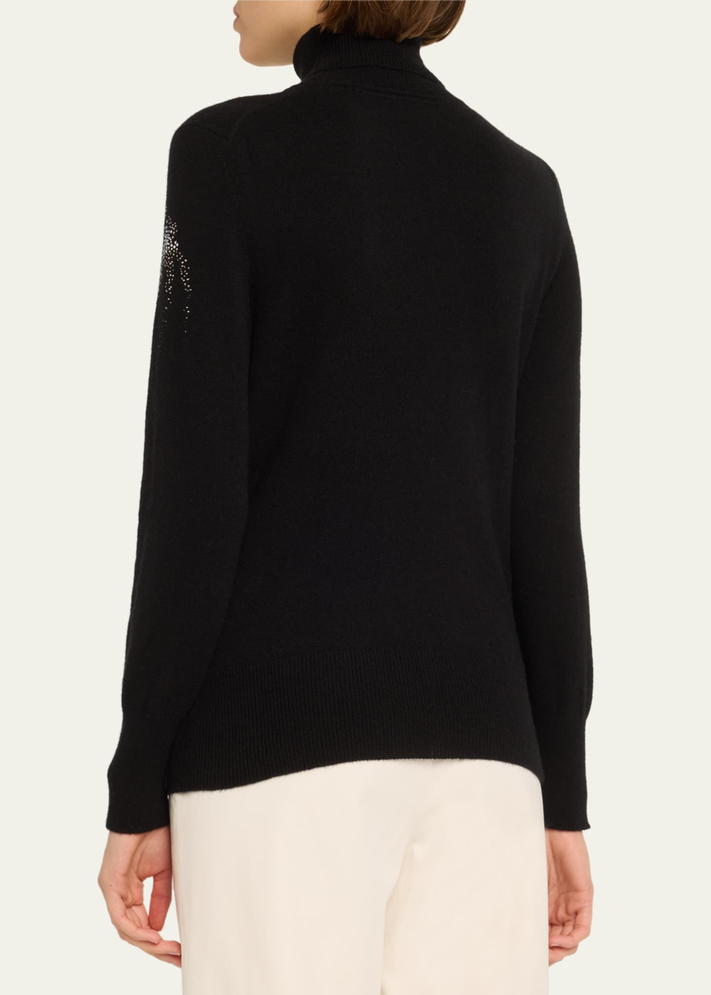 Libertine Aladdin Sane Embellished Cashmere Turtleneck Sweater Image 3 of 5