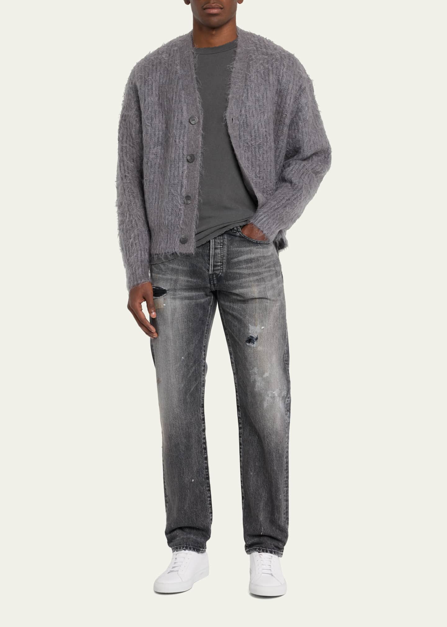 John Elliott Men's The Daze Distressed Jeans Bergdorf Goodman