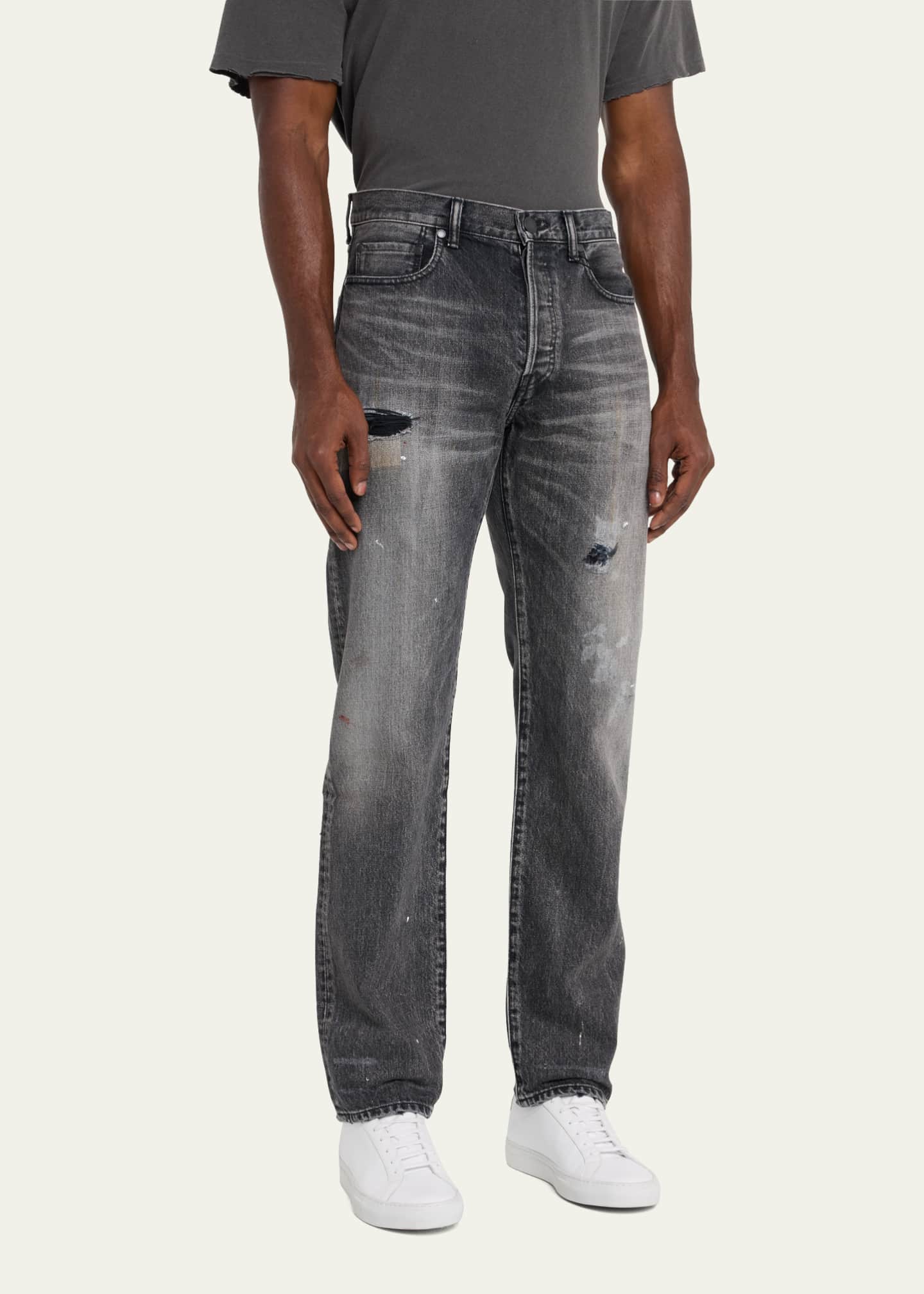 John Elliott Men's The Daze Distressed Jeans Bergdorf Goodman