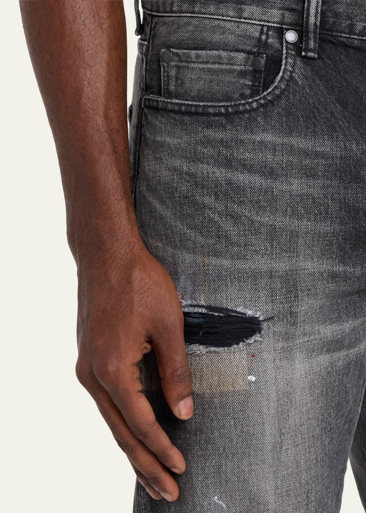 John Elliott Men's The Daze Distressed Jeans Bergdorf Goodman