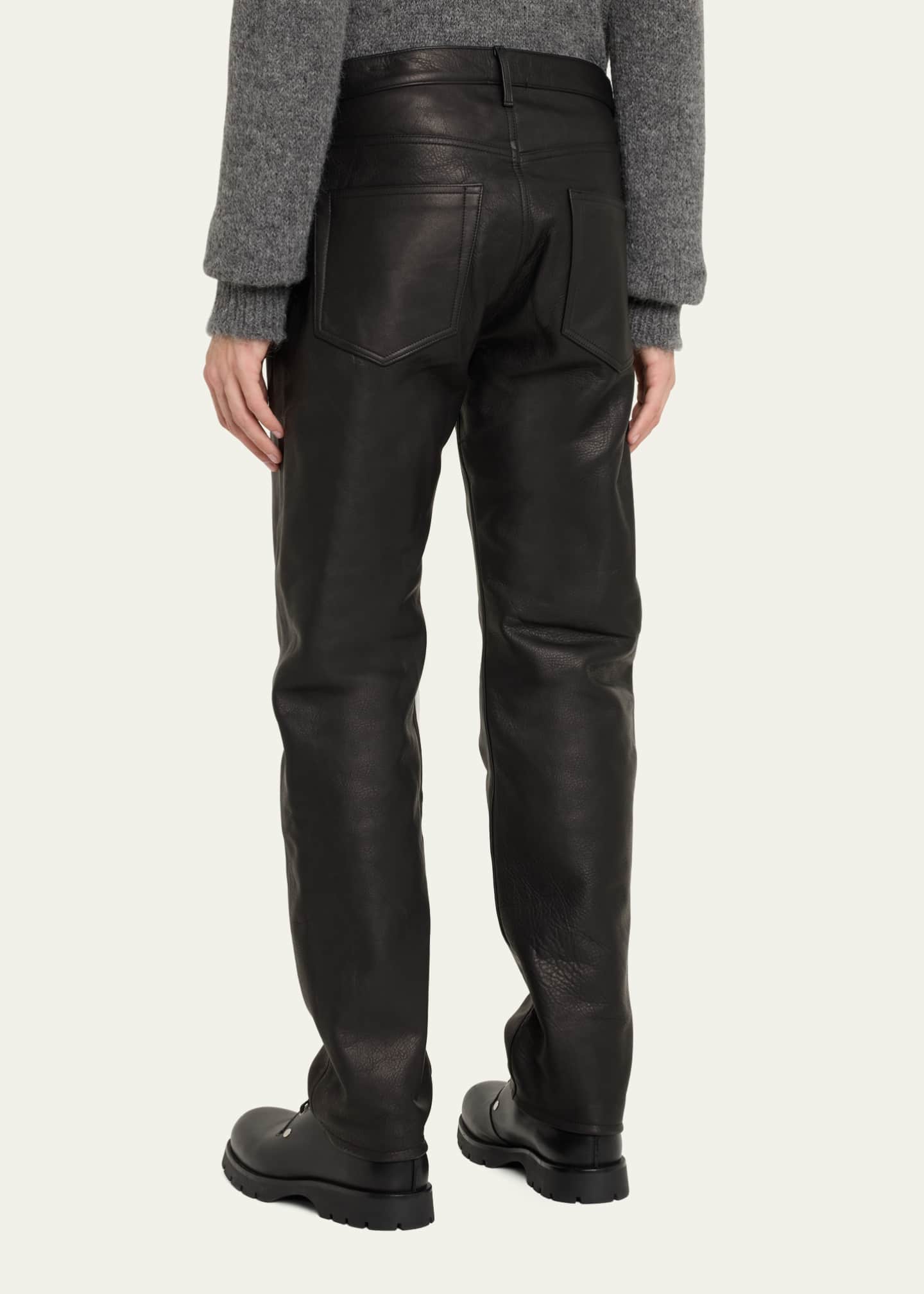 John Elliott Men's The Daze Leather Pants Bergdorf Goodman