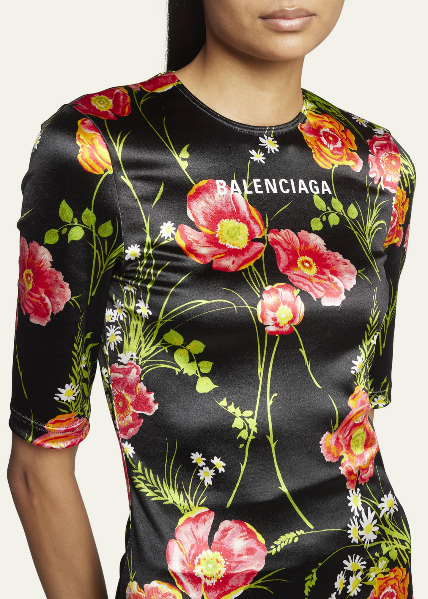 Balenciaga flower print shirt sales