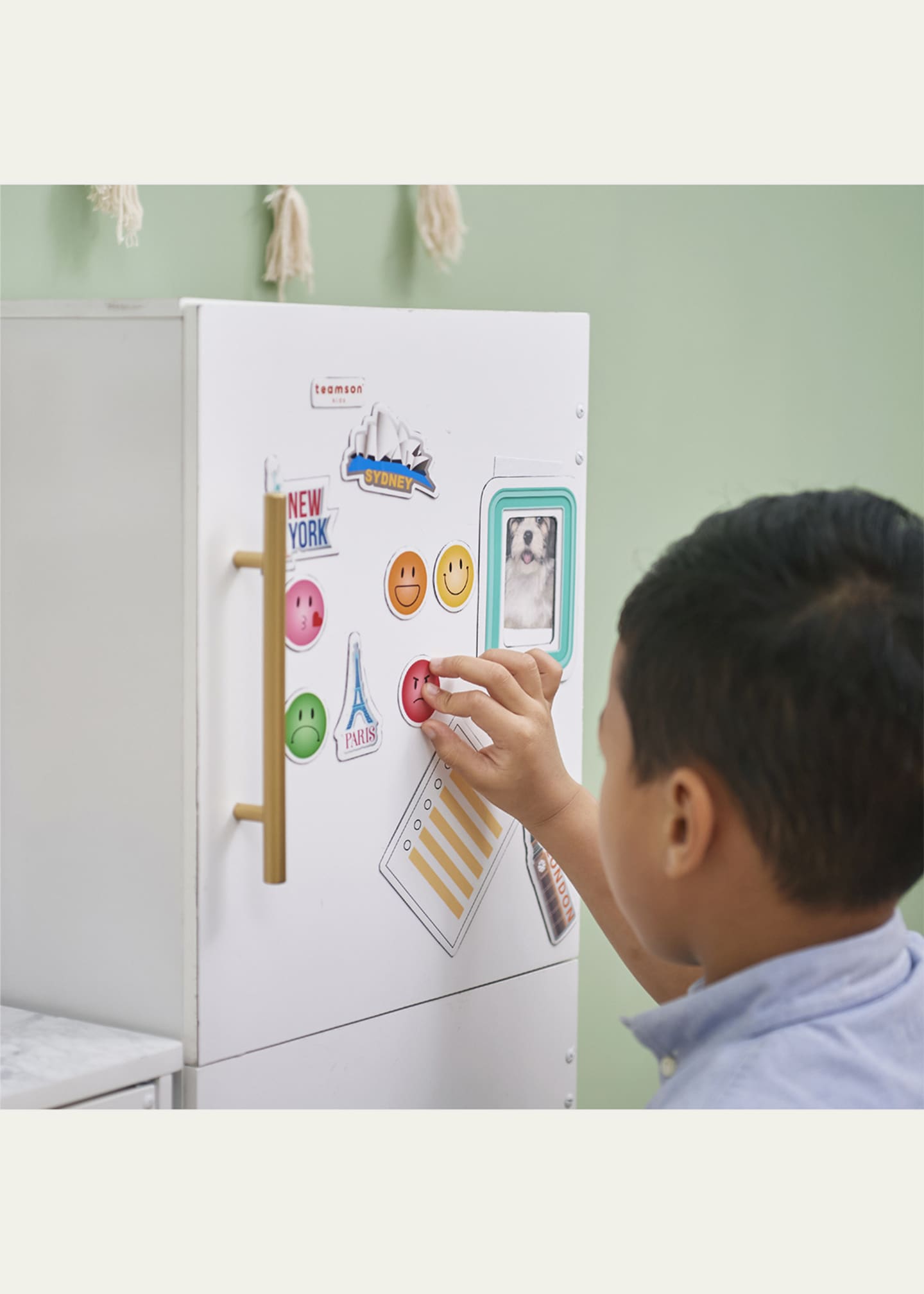 Teamson Kids Kid's Little Chef Atlanta Large Modular Play Kitchen W/ Play Food & Kitchen Accessories Image 4 of 4