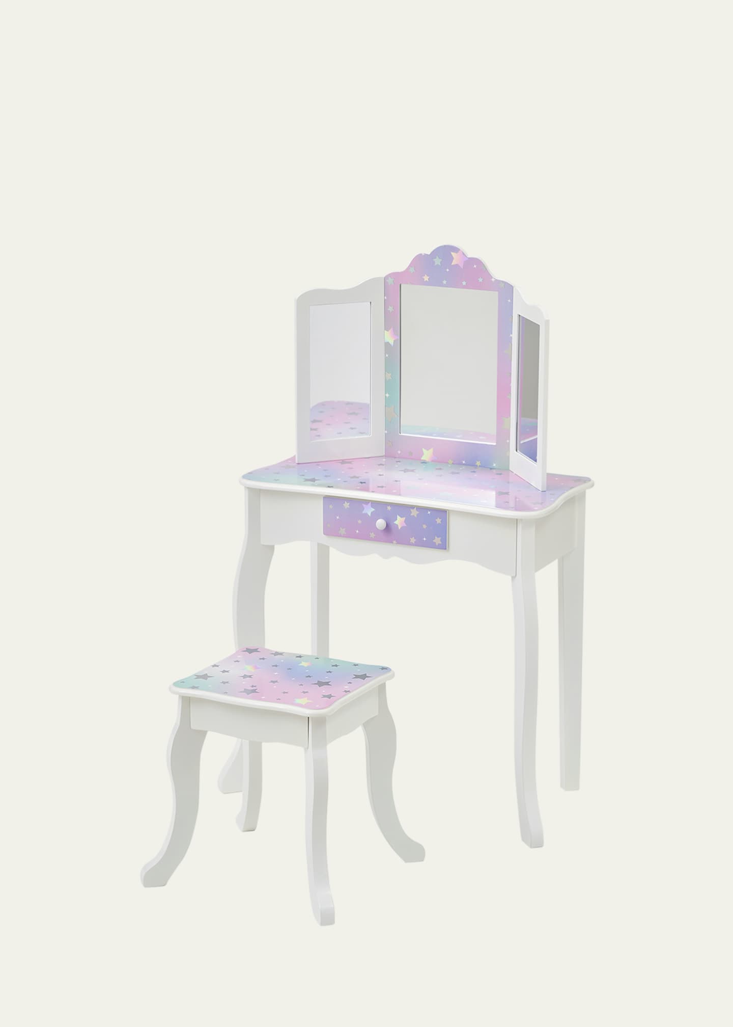 Teamson Kids Girl's Little Princess Gisele Starry Sky Print Vanity Image 1 of 3
