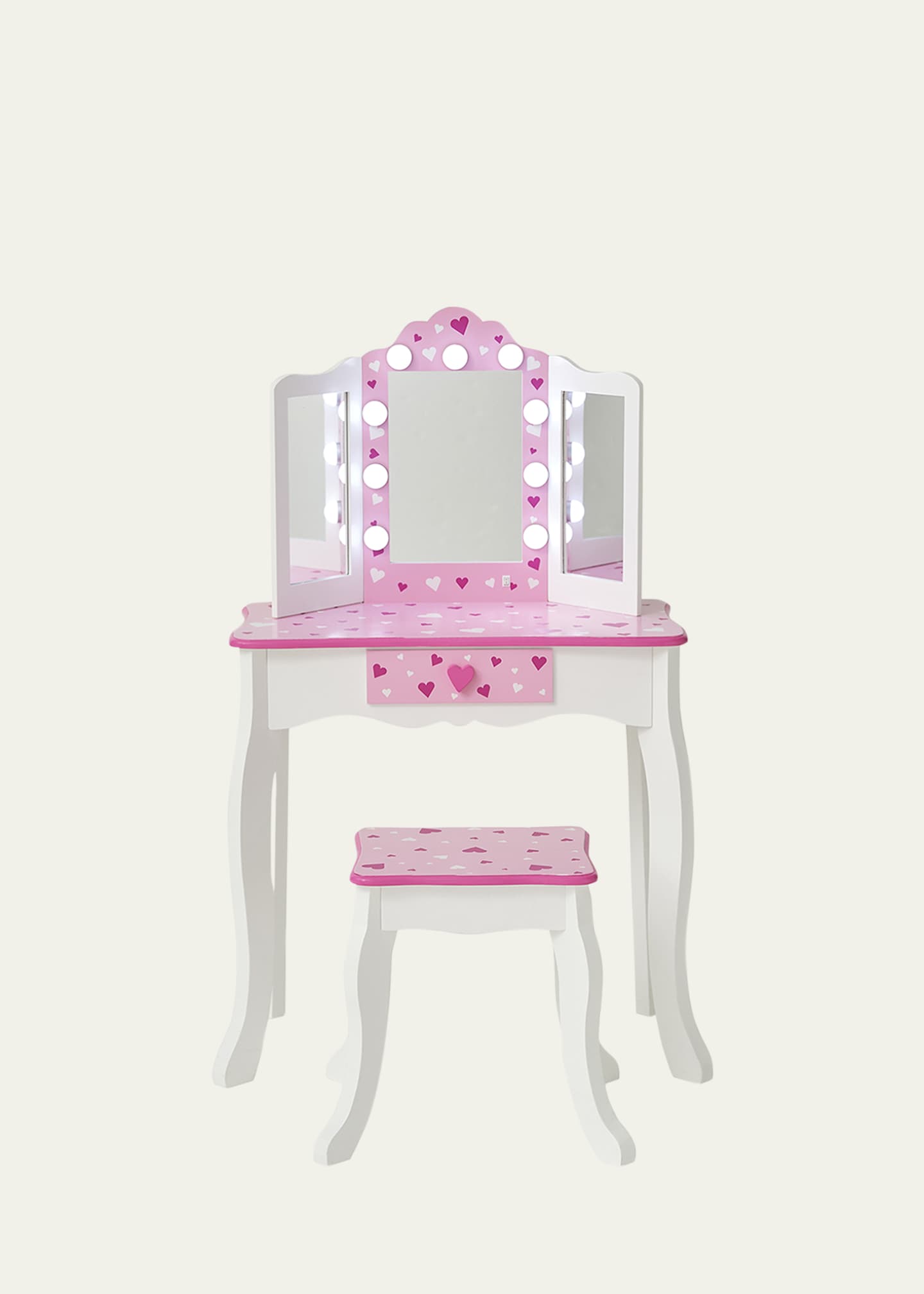 Teamson Kids Girl's Little Princess Gisele Vanity W/ LED Lights Image 3 of 4