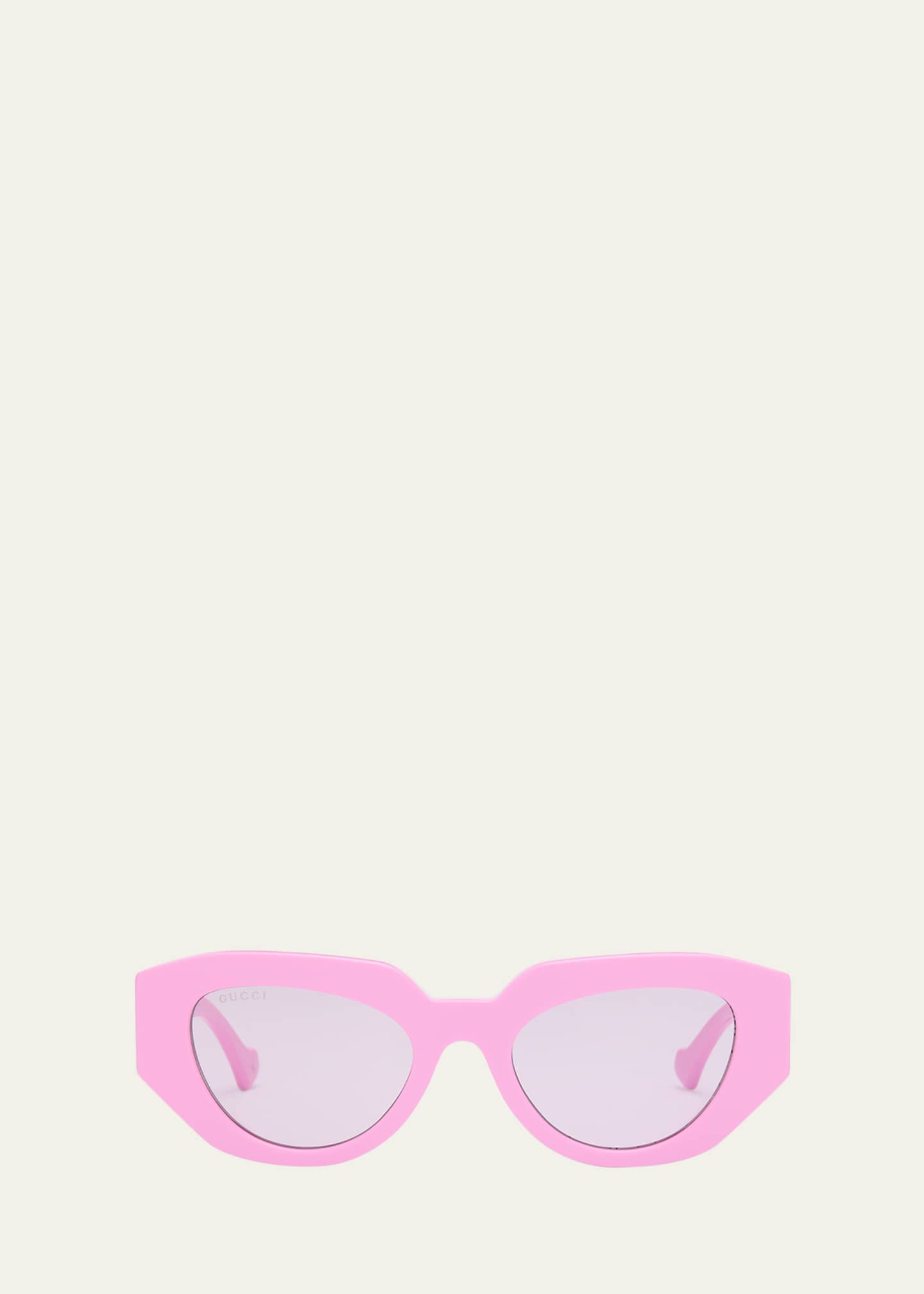 Gucci Geometric Acetate Butterfly Sunglasses Image 1 of 5