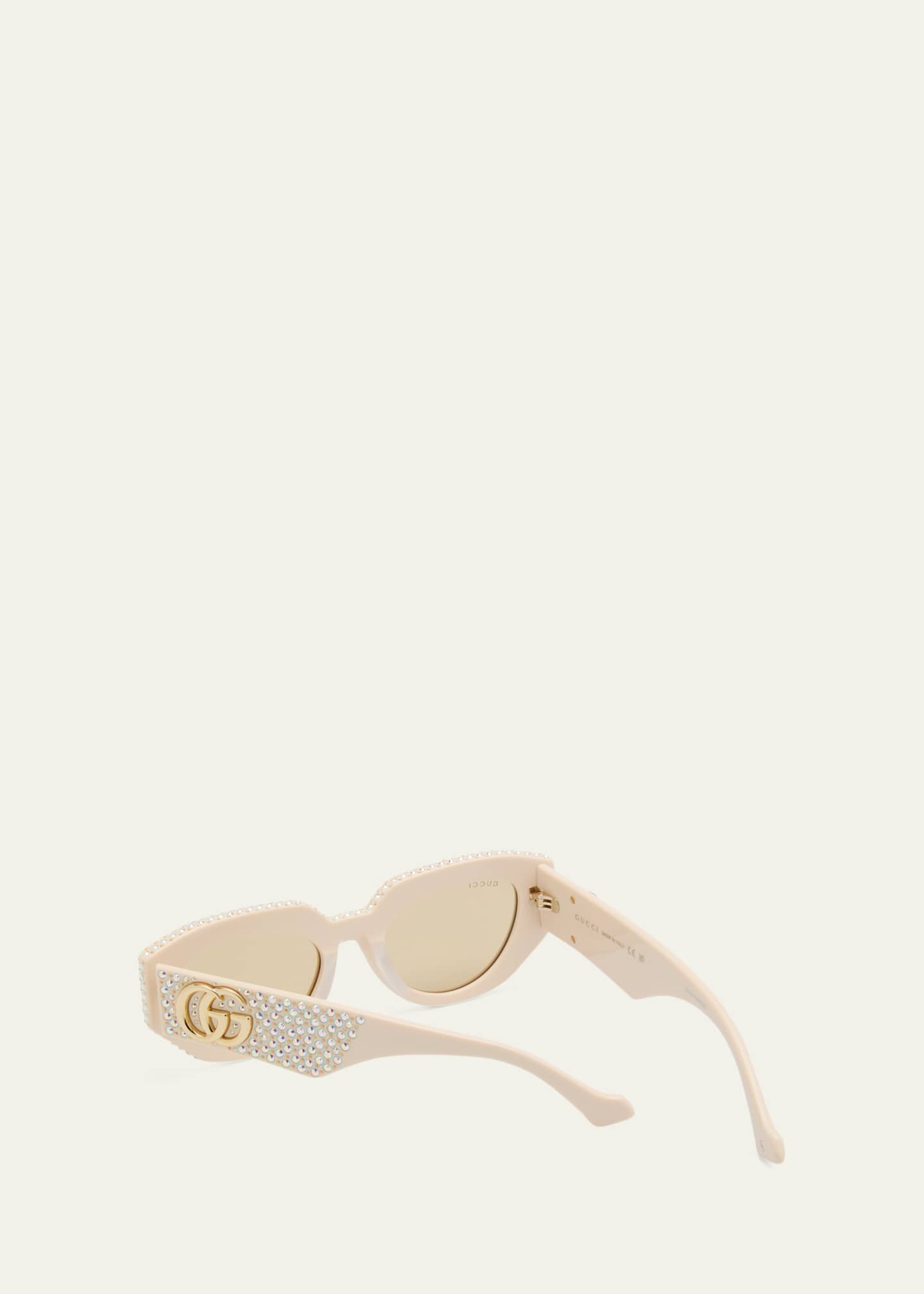 Gucci embellished cat eye sunglasses discount