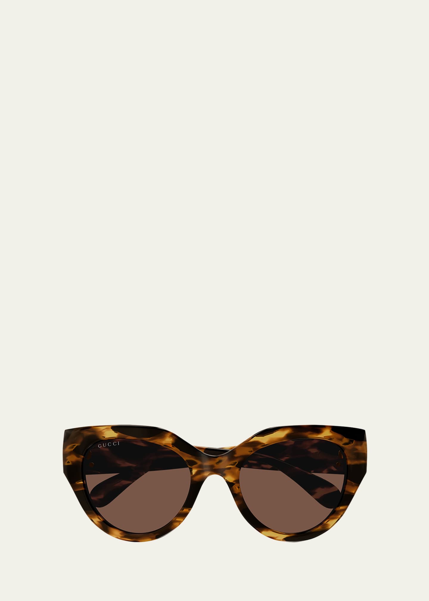 Gucci GG Emblem Acetate Cat-Eye Sunglasses - Bergdorf Goodman