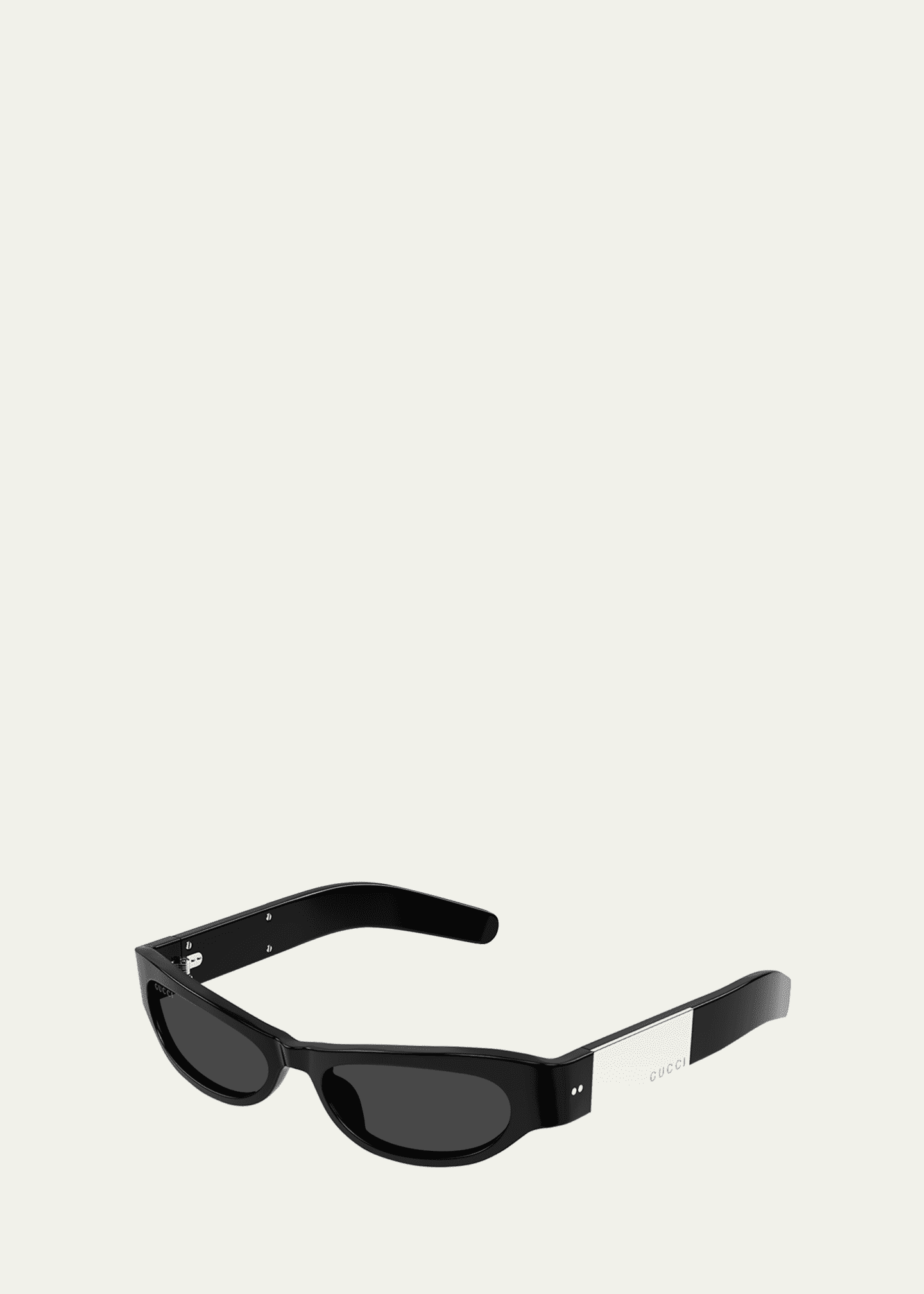 Gucci Two-Tone Acetate Cat-Eye Sunglasses Image 2 of 2