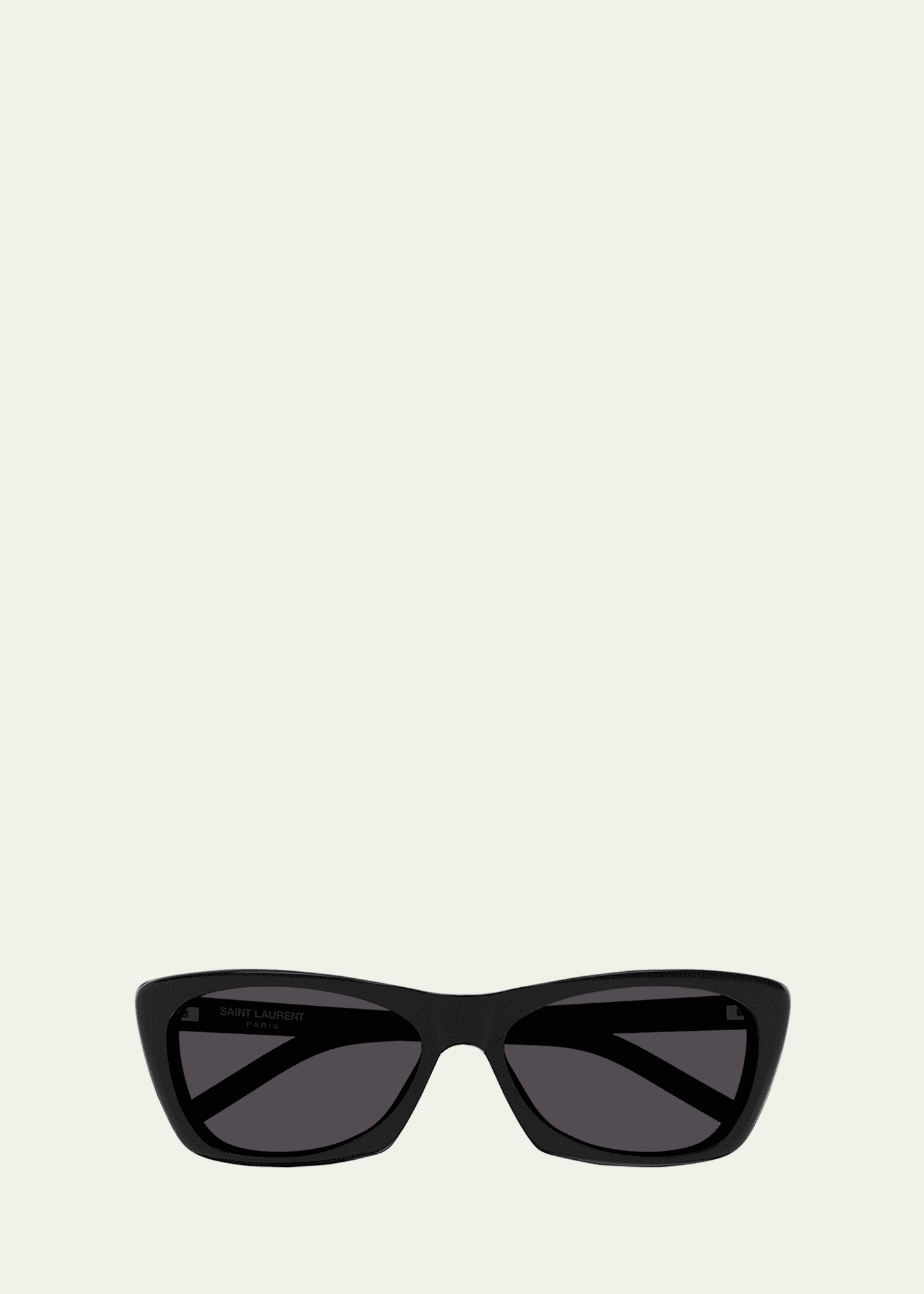 Saint Laurent Sleek Acetate Cat-Eye Sunglasses Image 1 of 2