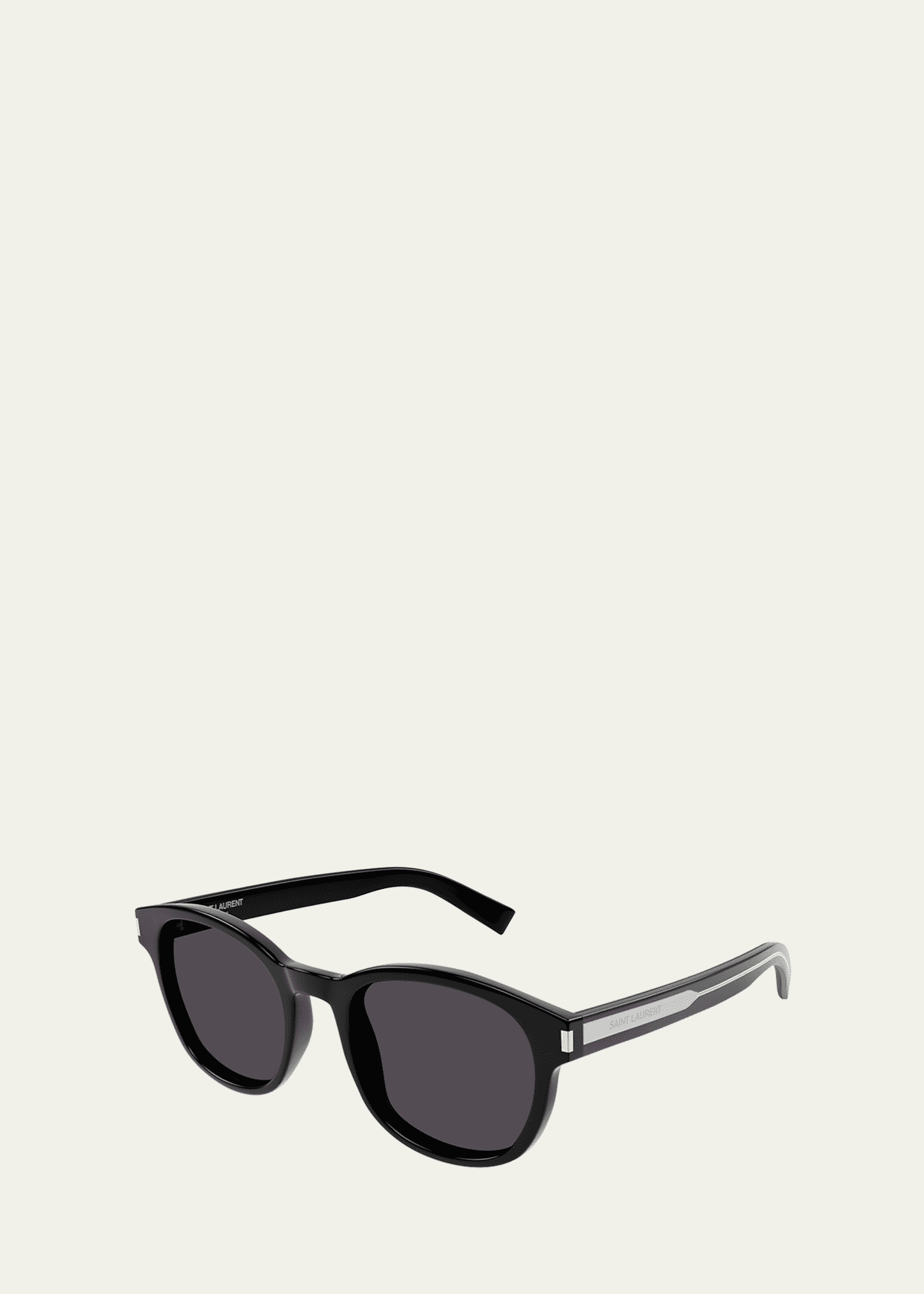 Saint Laurent Monogram SLM62 Sunglasses Men's Round Shades