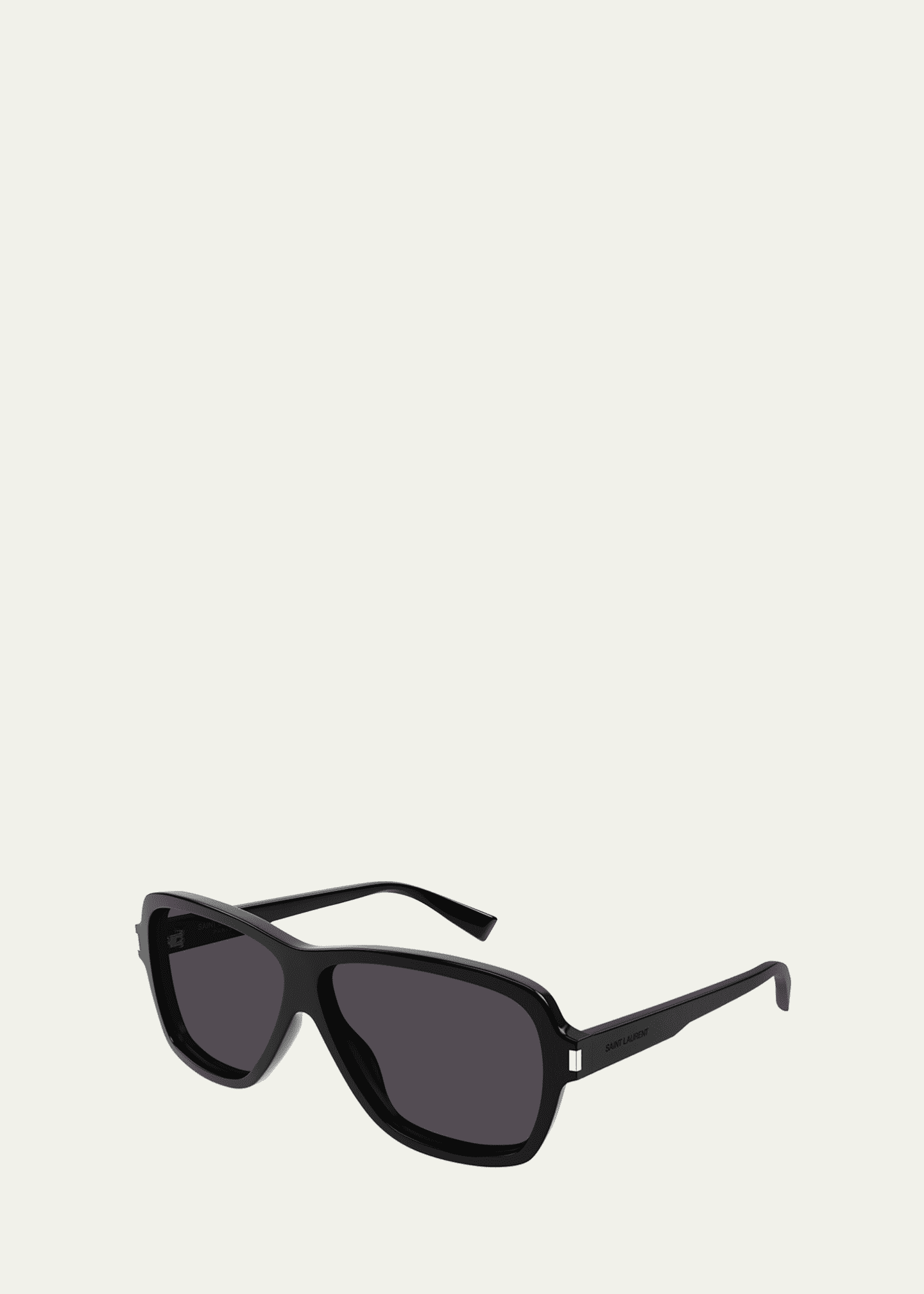 Saint Laurent Men's SL 609 Carolyn Acetate Aviator Sunglasses Image 2 of 2