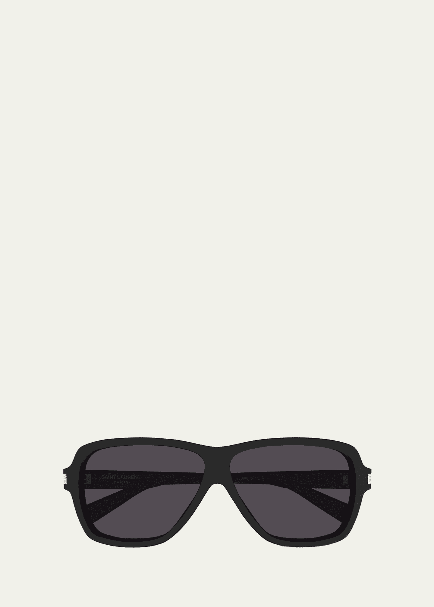 Saint Laurent Men's SL 609 Carolyn Acetate Aviator Sunglasses Image 1 of 2