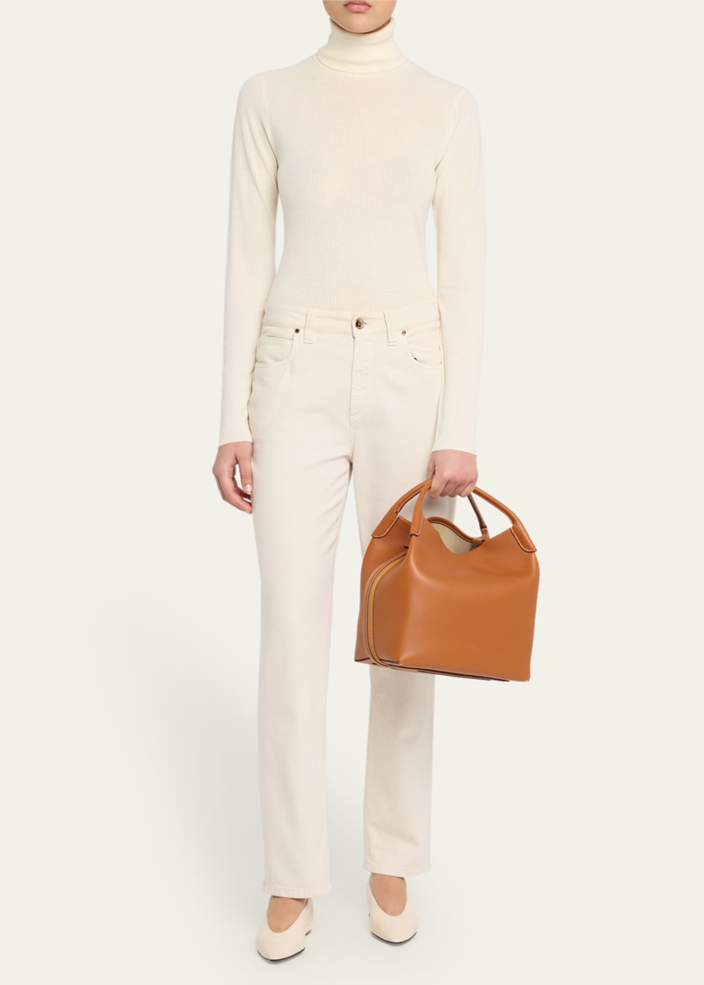Loro Piana Bale Large Leather Bag Image 5 of 6
