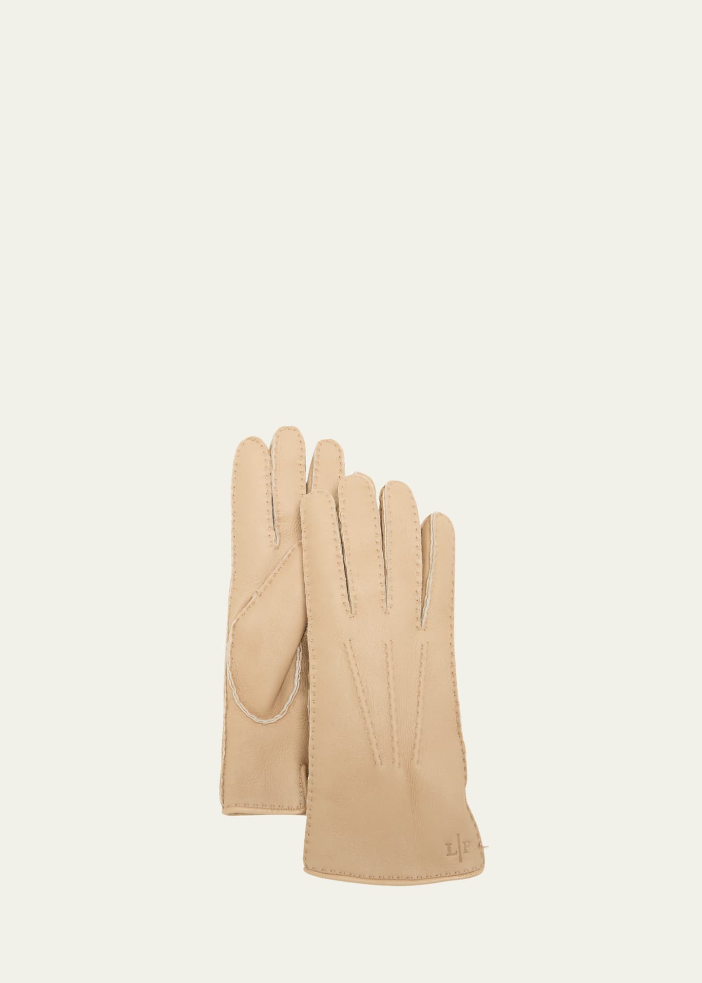 Loro Piana Elide Wool & Leather Gloves - Bergdorf Goodman