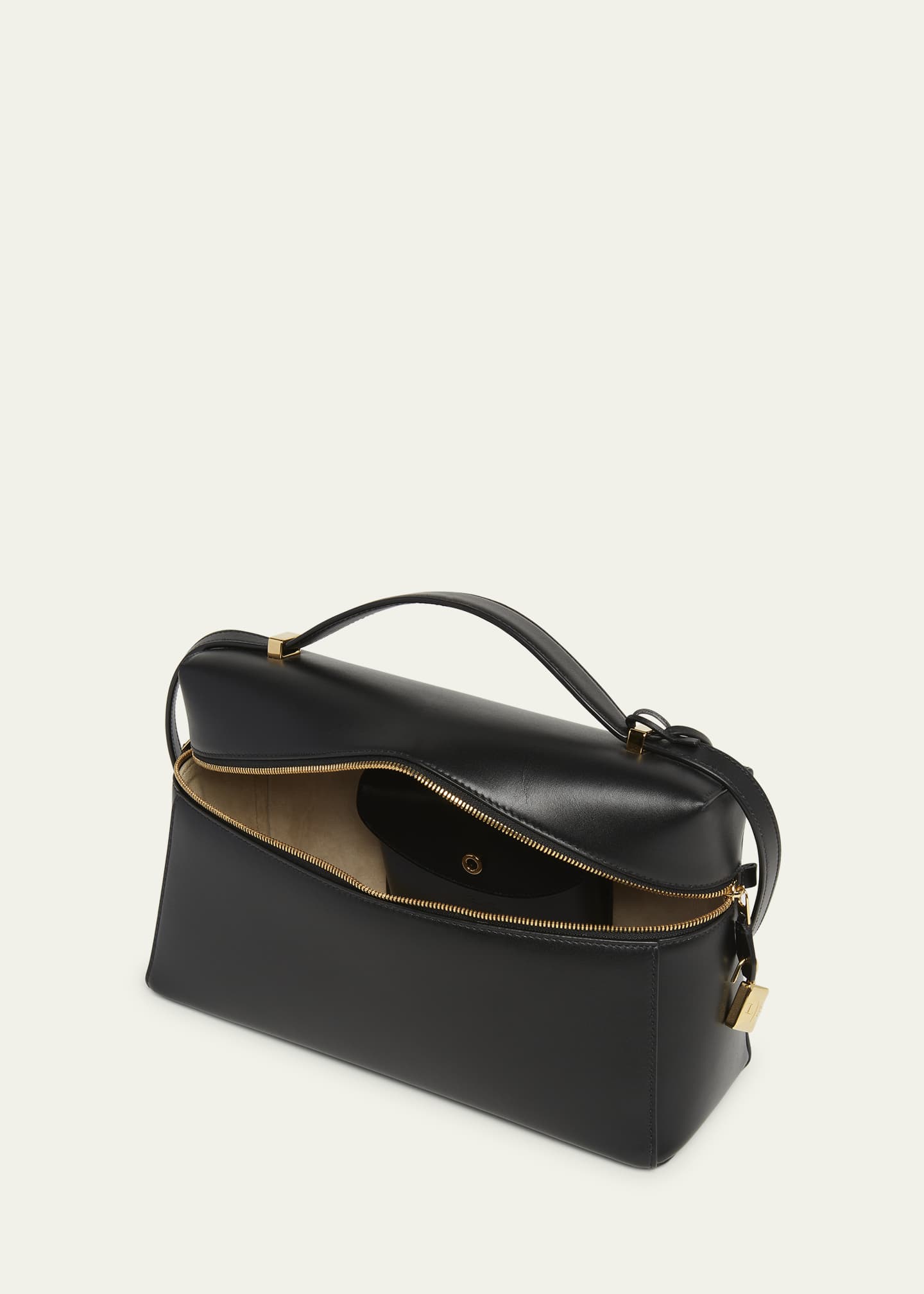 Loro Piana Extra Bag L27 Leather Saddle Bag - Bergdorf Goodman