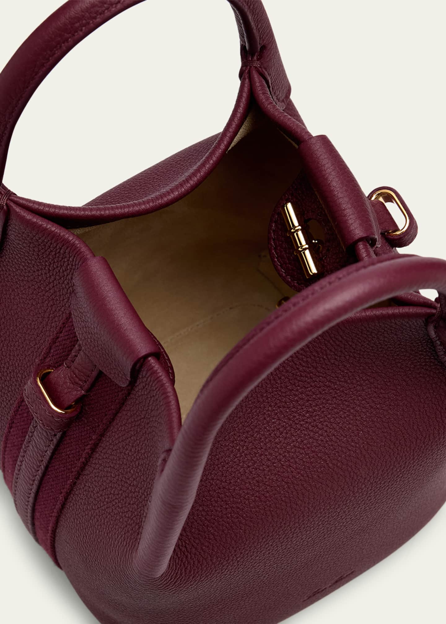 Loro piana 2wayショルダー バッグ　パープル系 Loro Piana Bale Micro Grain Leather Crossbody Bag - Bergdorf Goodman