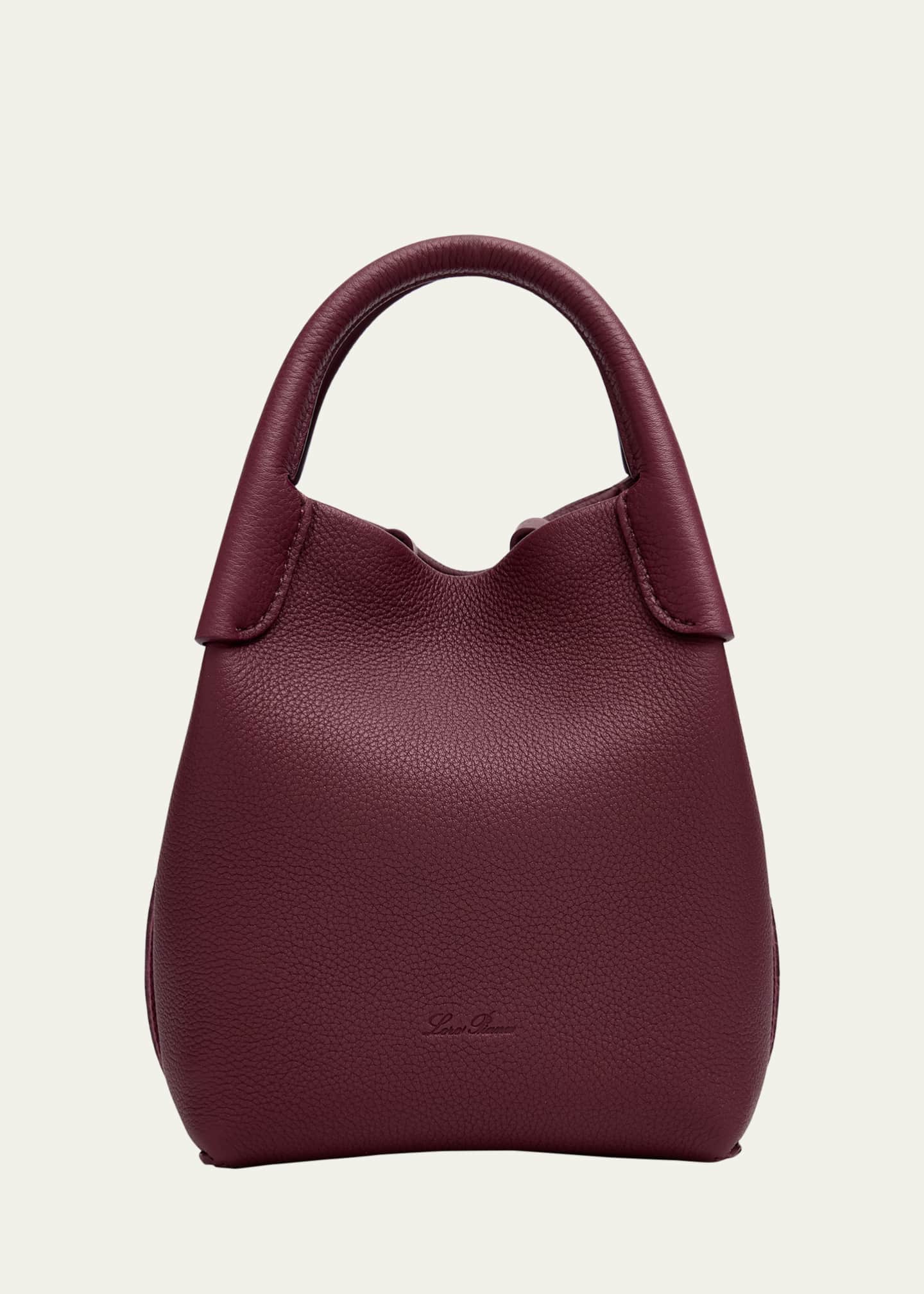 Loro Piana Bale Micro Grain Leather Crossbody Bag - Bergdorf Goodman