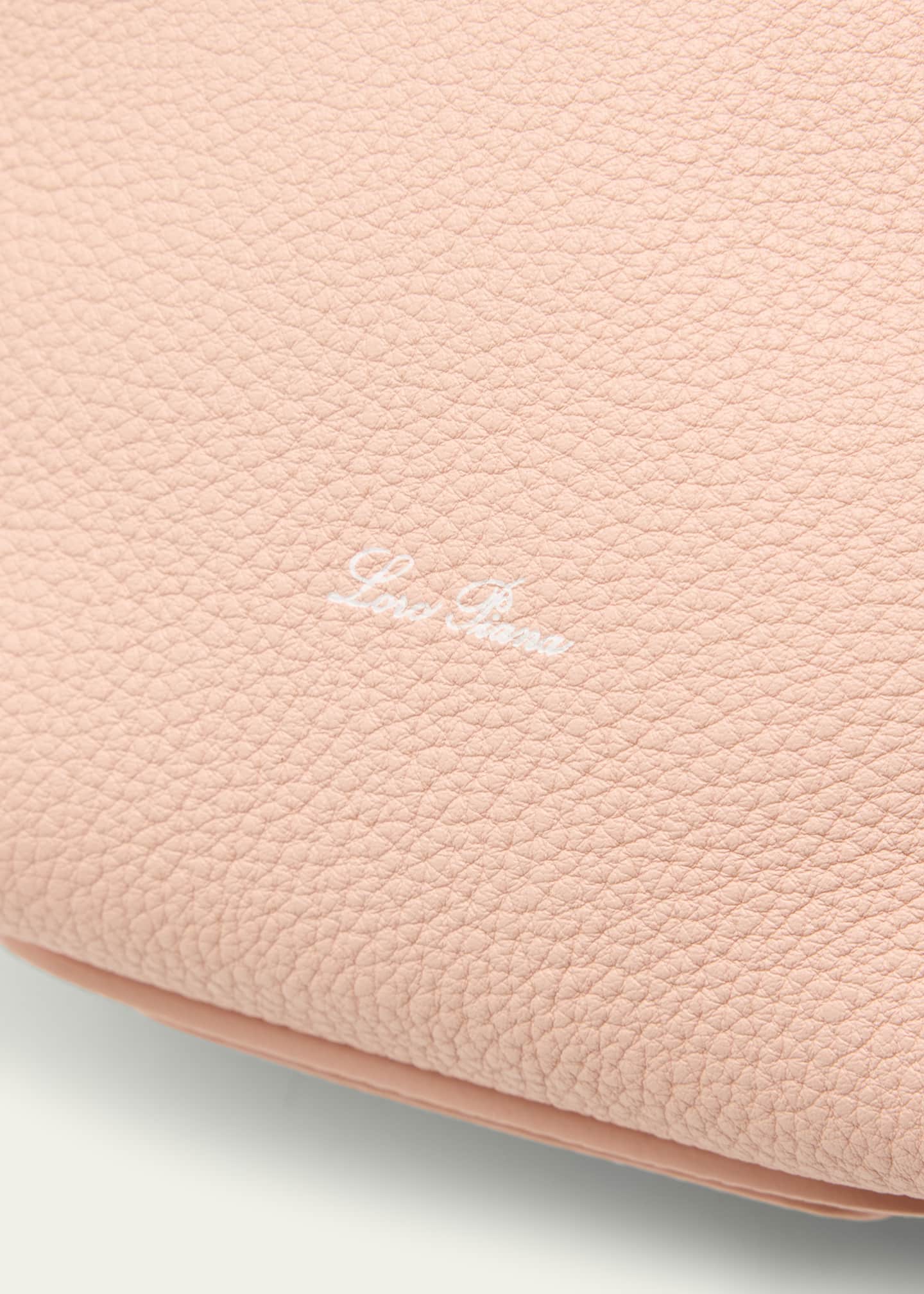 Loro Piana Bale Micro Grain Leather Crossbody Bag Image 6 of 6