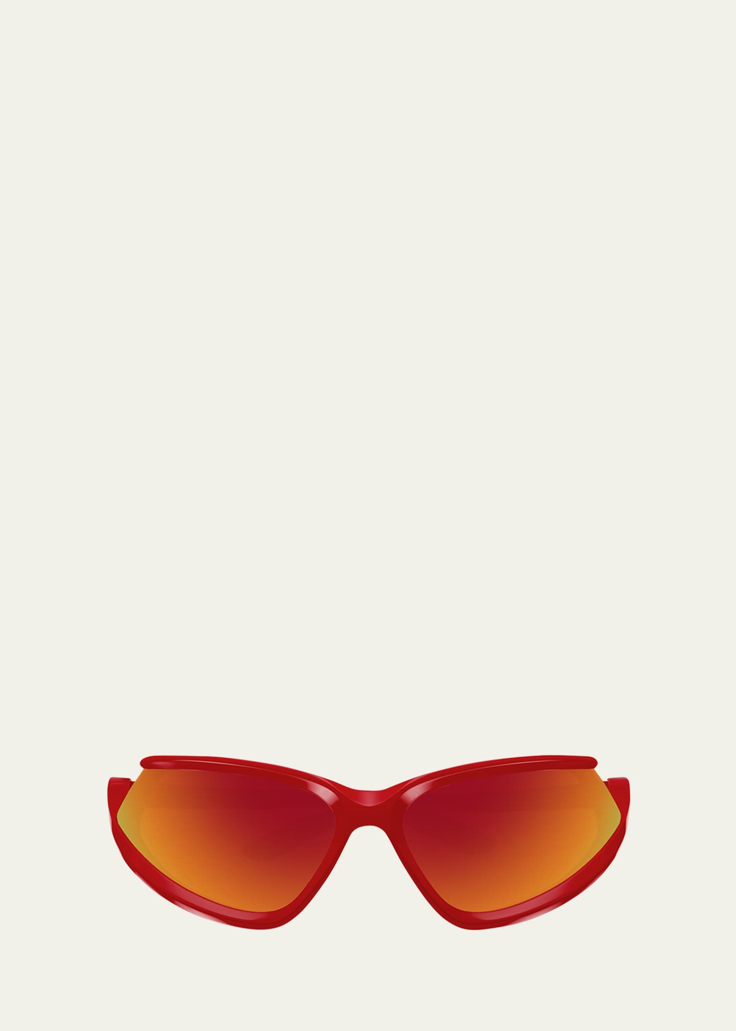 Balenciaga Men's BB0289SM Plastic Wrap Sunglasses Image 1 of 2