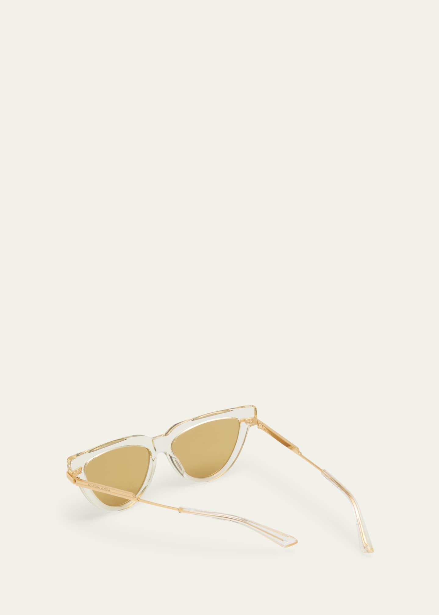 Bottega Veneta Logo Metal Alloy & Acetate Cat-Eye Sunglasses Image 2 of 5
