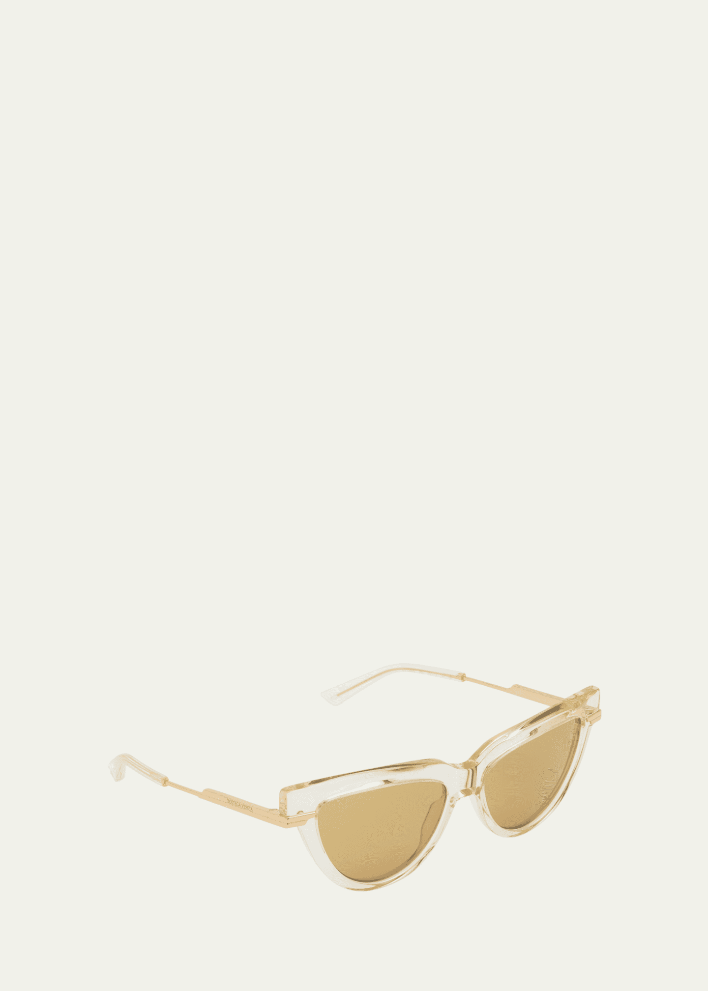 Bottega Veneta Logo Metal Alloy & Acetate Cat-Eye Sunglasses Image 3 of 5
