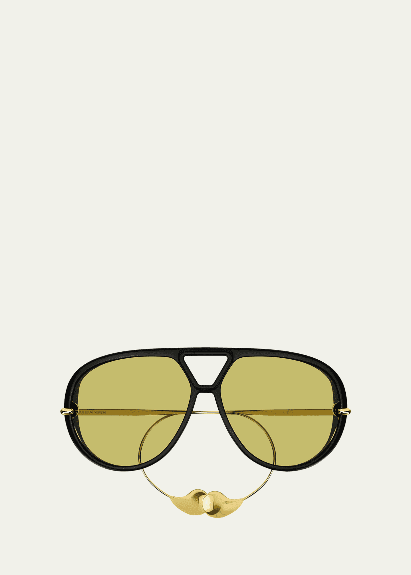 BOTTEGA VENETA EYEWEAR Ribbon Stud Square-Frame Recycled