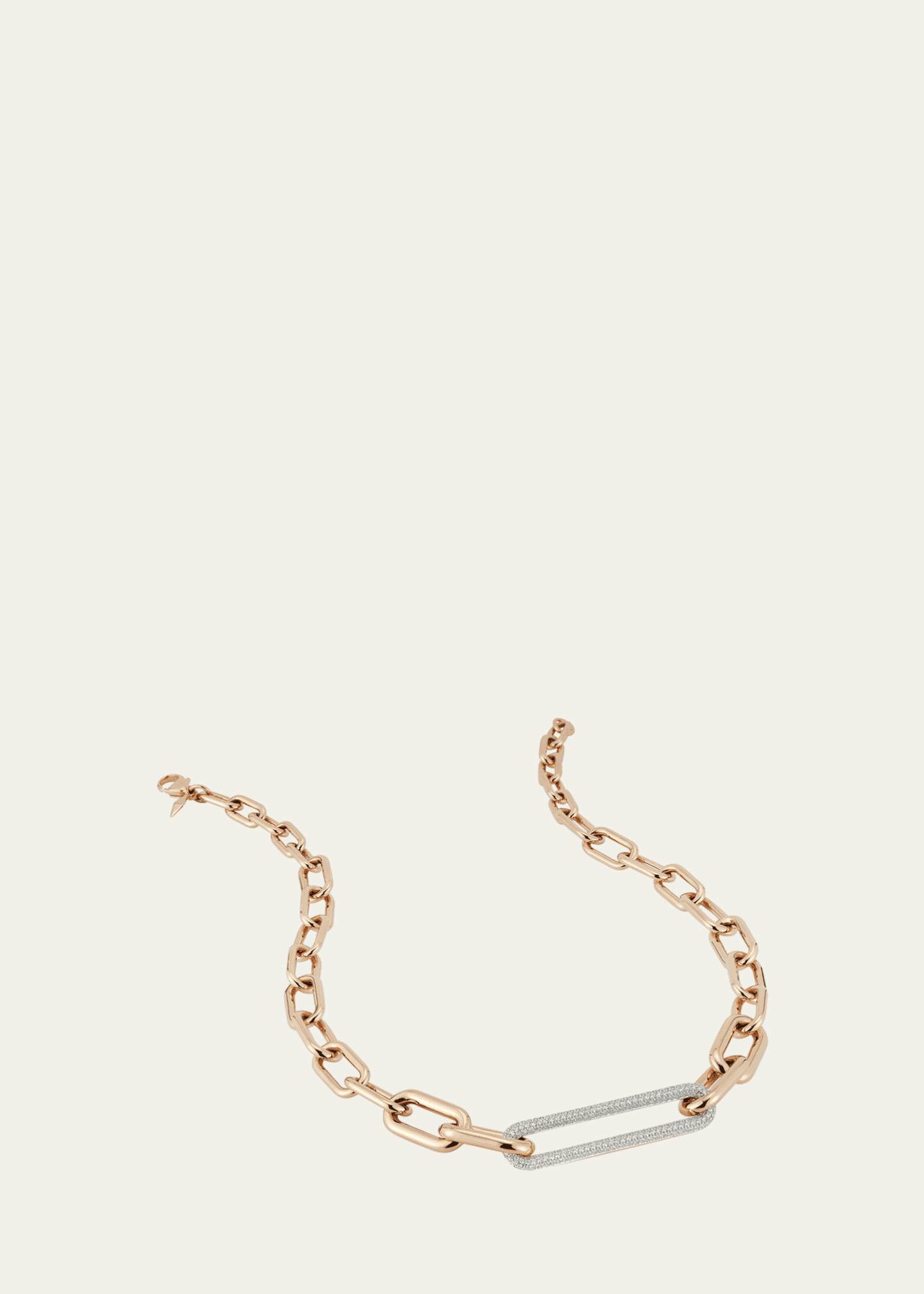 Walters Faith Morell 18K Rose Gold Graduating Oval Chain Necklace Image 3 of 3