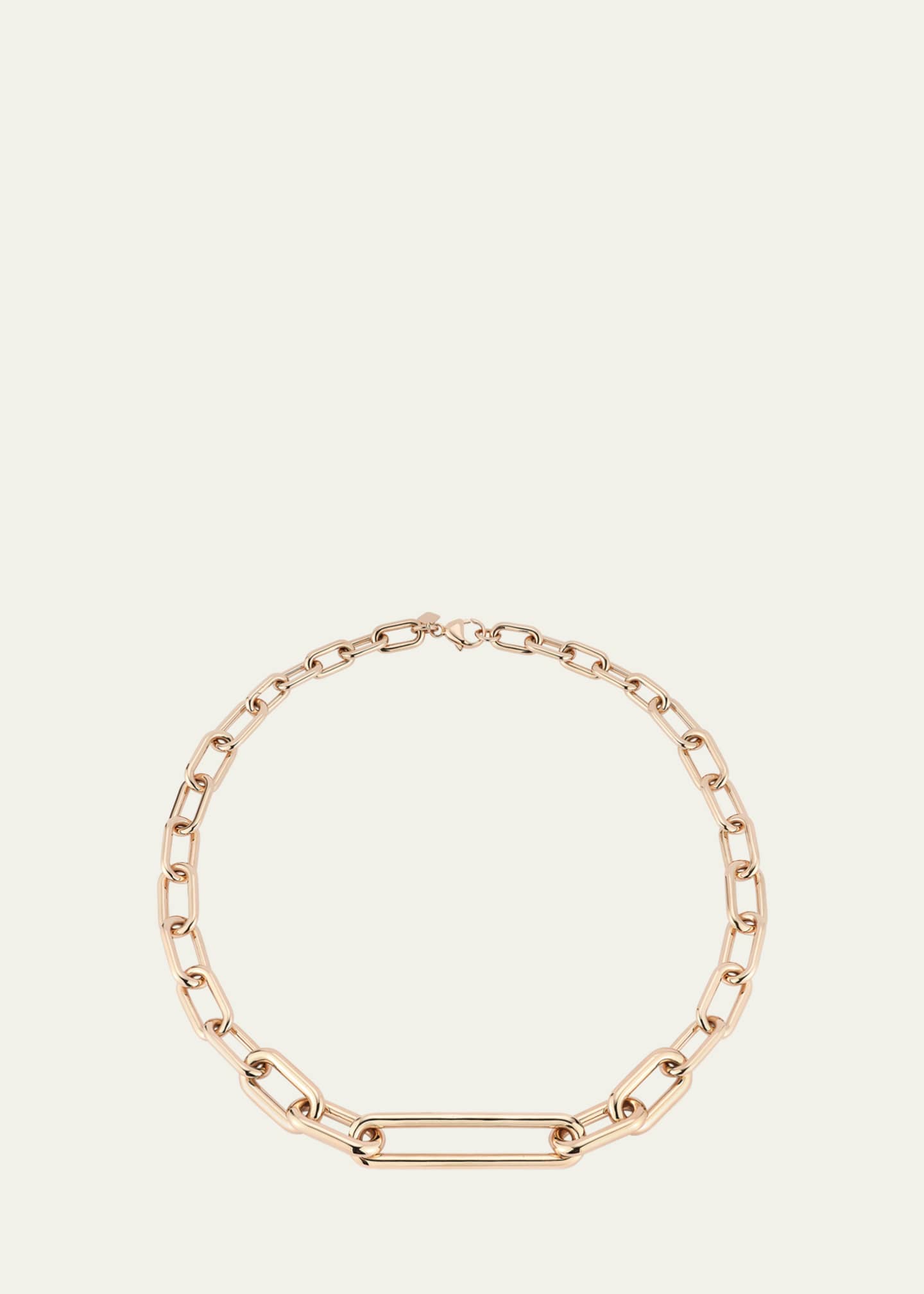 Walters Faith Morell 18K Rose Gold Graduating Oval Chain Necklace Image 1 of 3