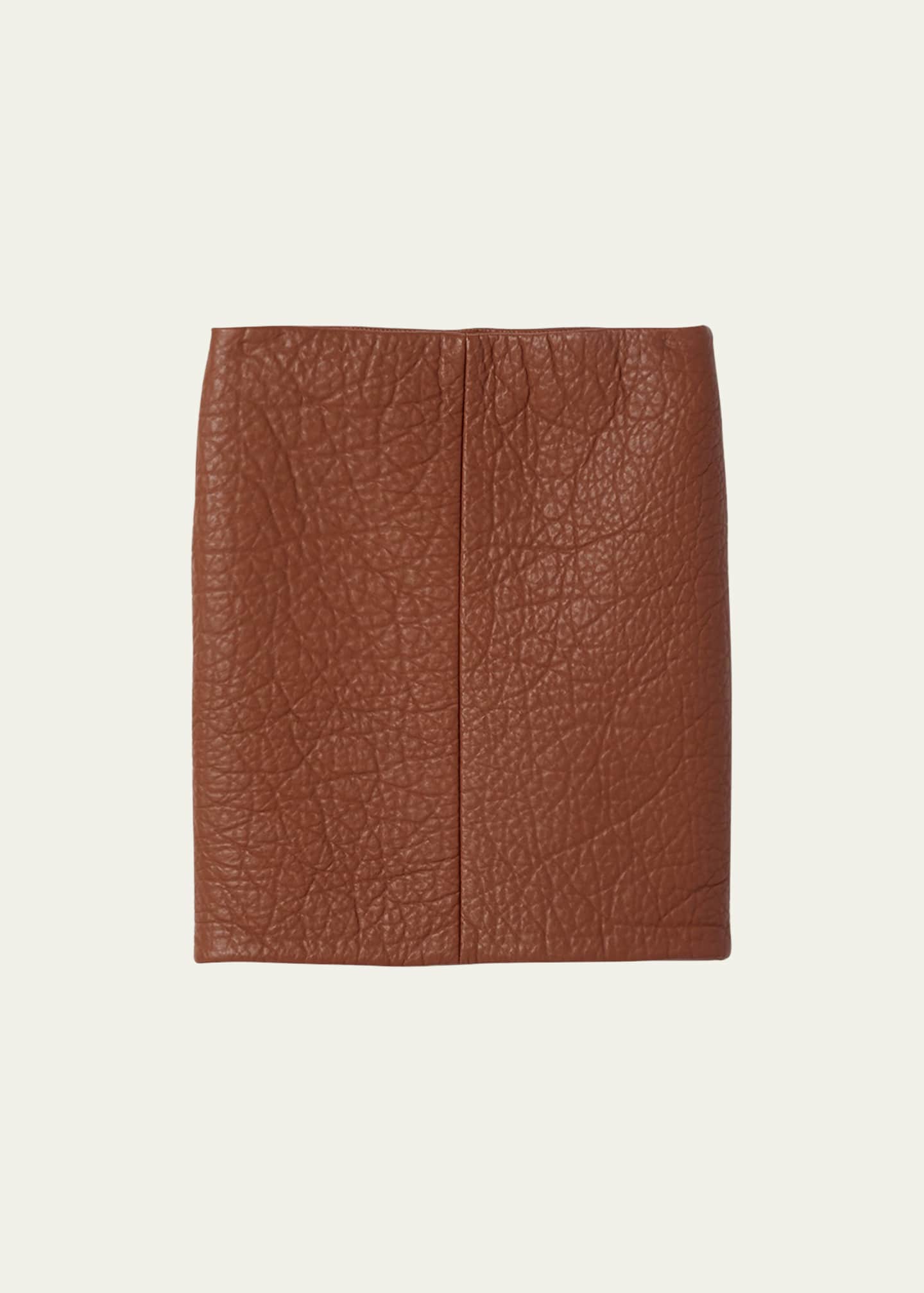 Miu miu leather skirt discount
